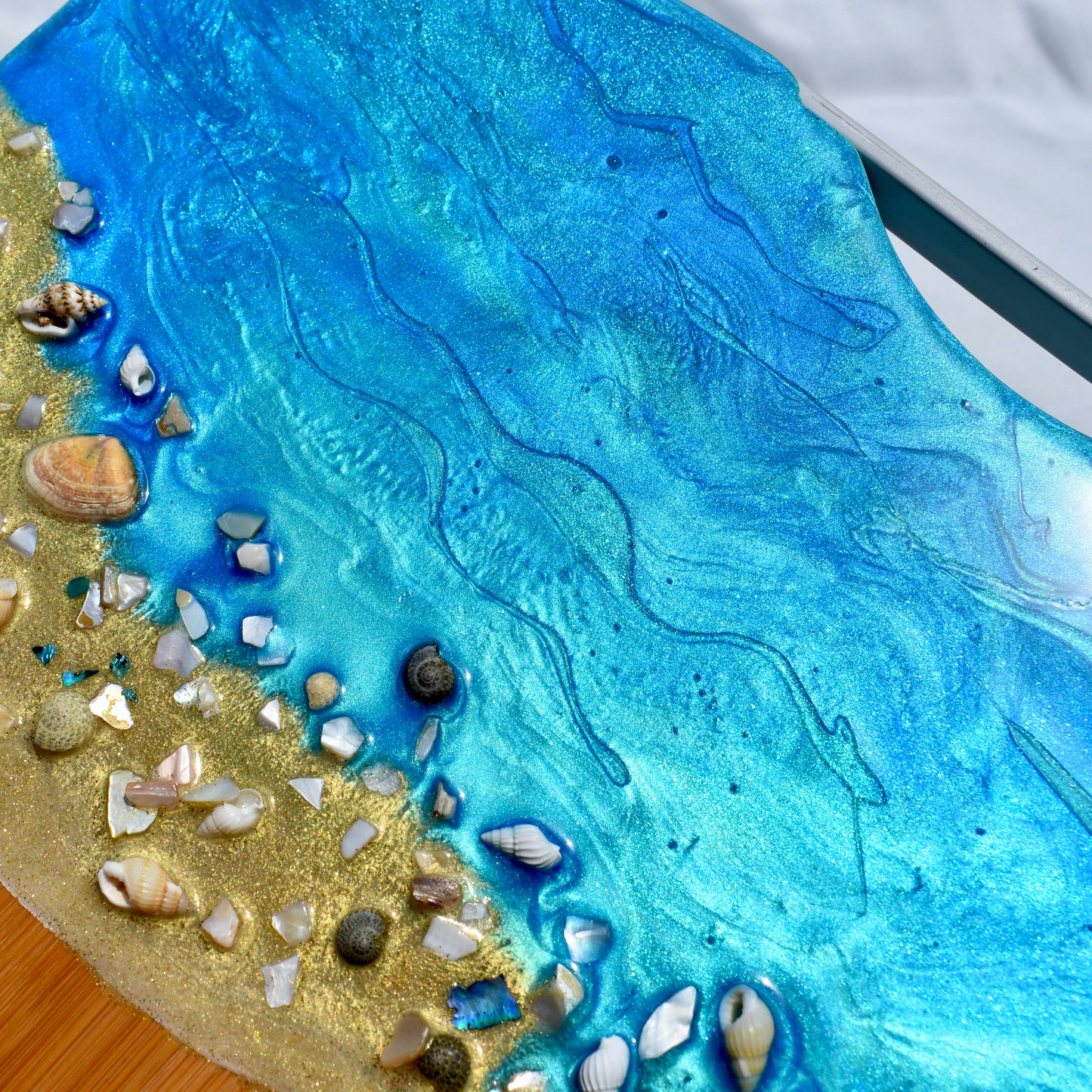 Personalized Beach Themed Charcuterie Board