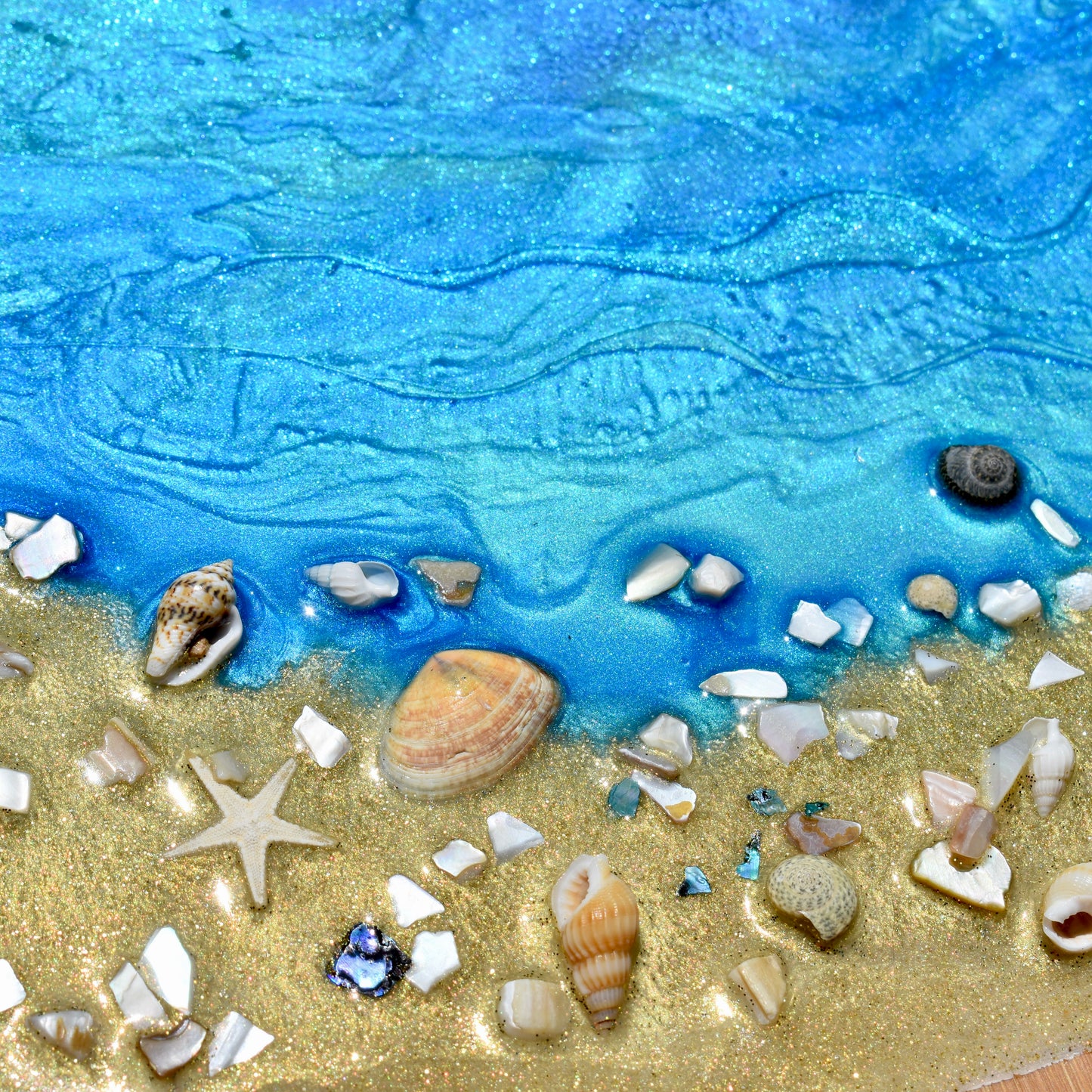 Personalized Beach Themed Charcuterie Board