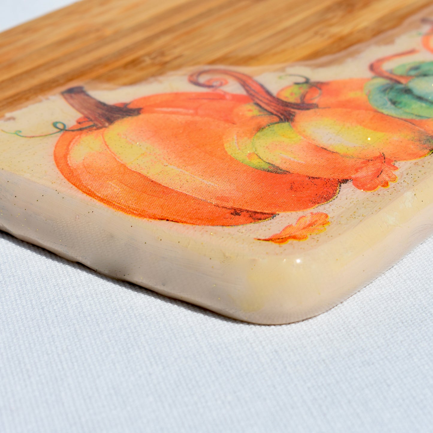 Pumpkin “Give Thanks” Bread Board • Pumpkin Vibe Charcuterie Board