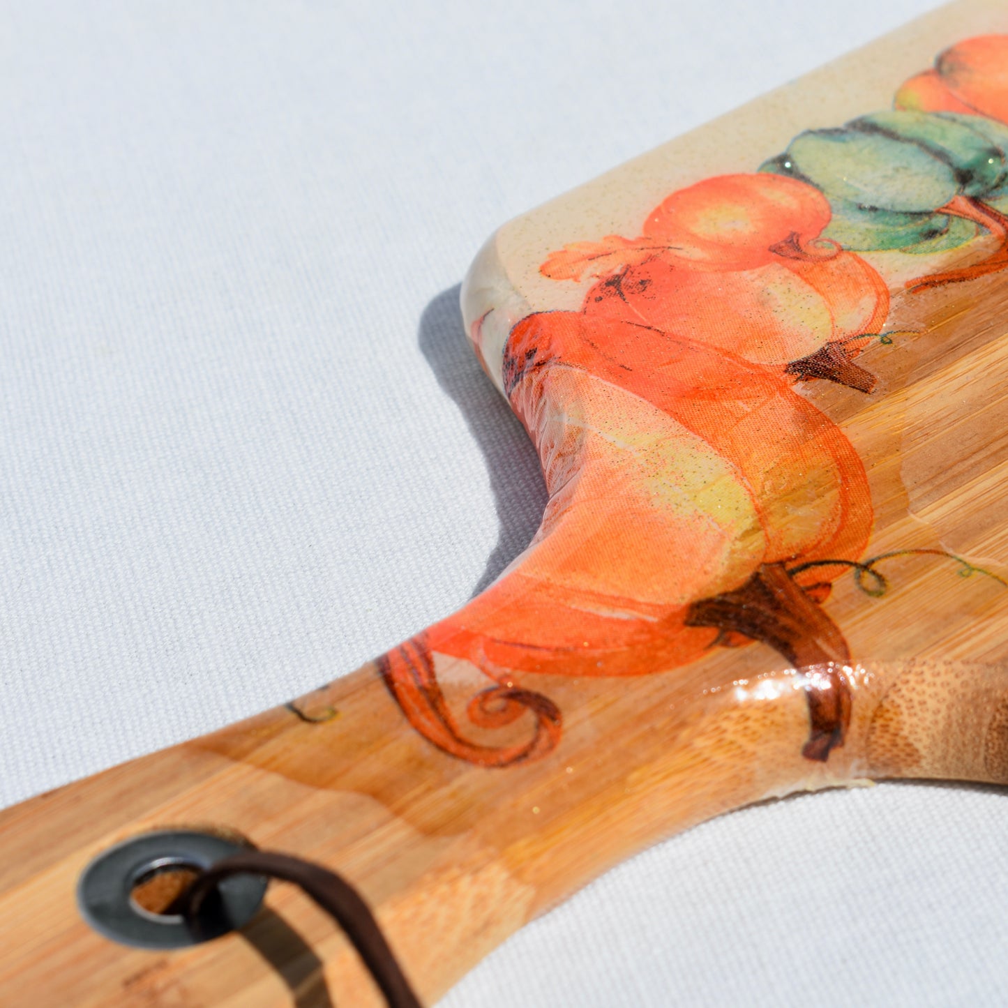 Pumpkin “Give Thanks” Bread Board • Pumpkin Vibe Charcuterie Board