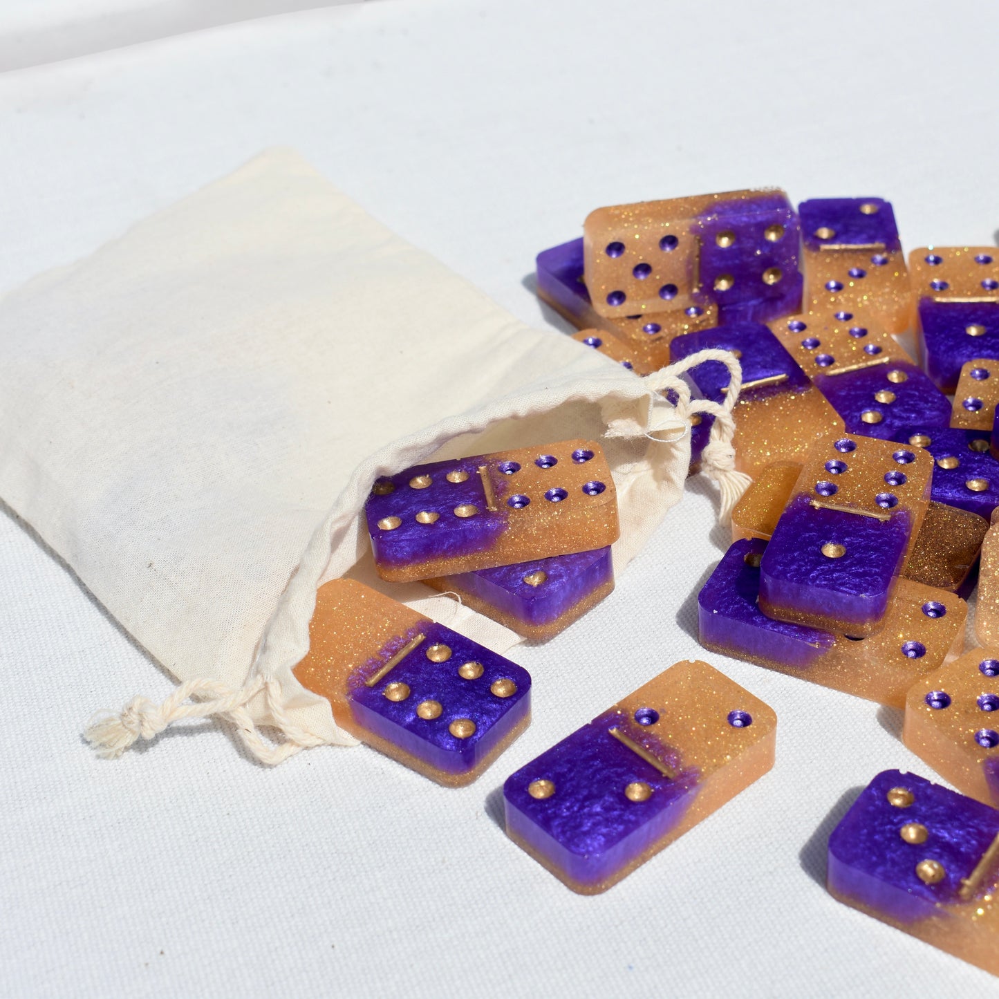Greek Letter(s) Personalized Domino Gift Set • Fraternity Dominoes