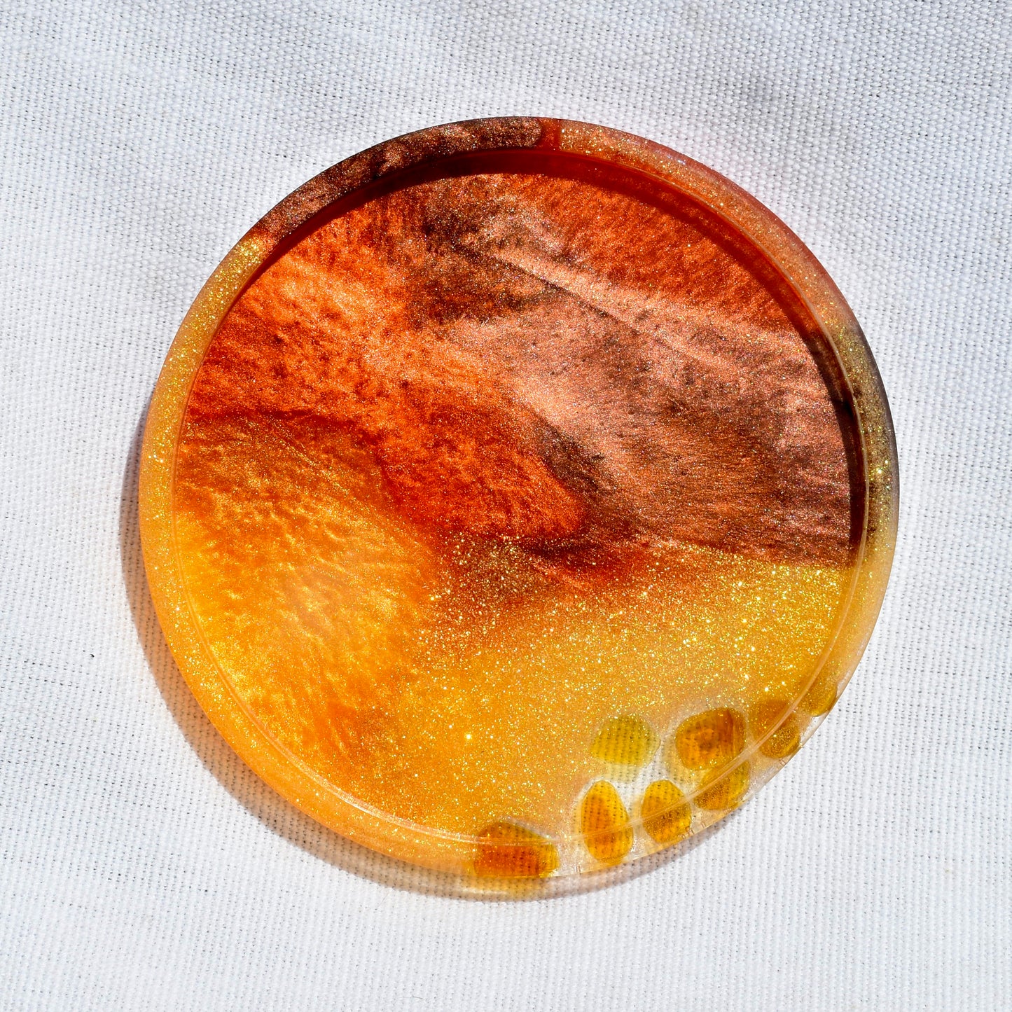 Fall Coasters with Fancy Holder ๐ Autumn Coasters with Wavy Holder