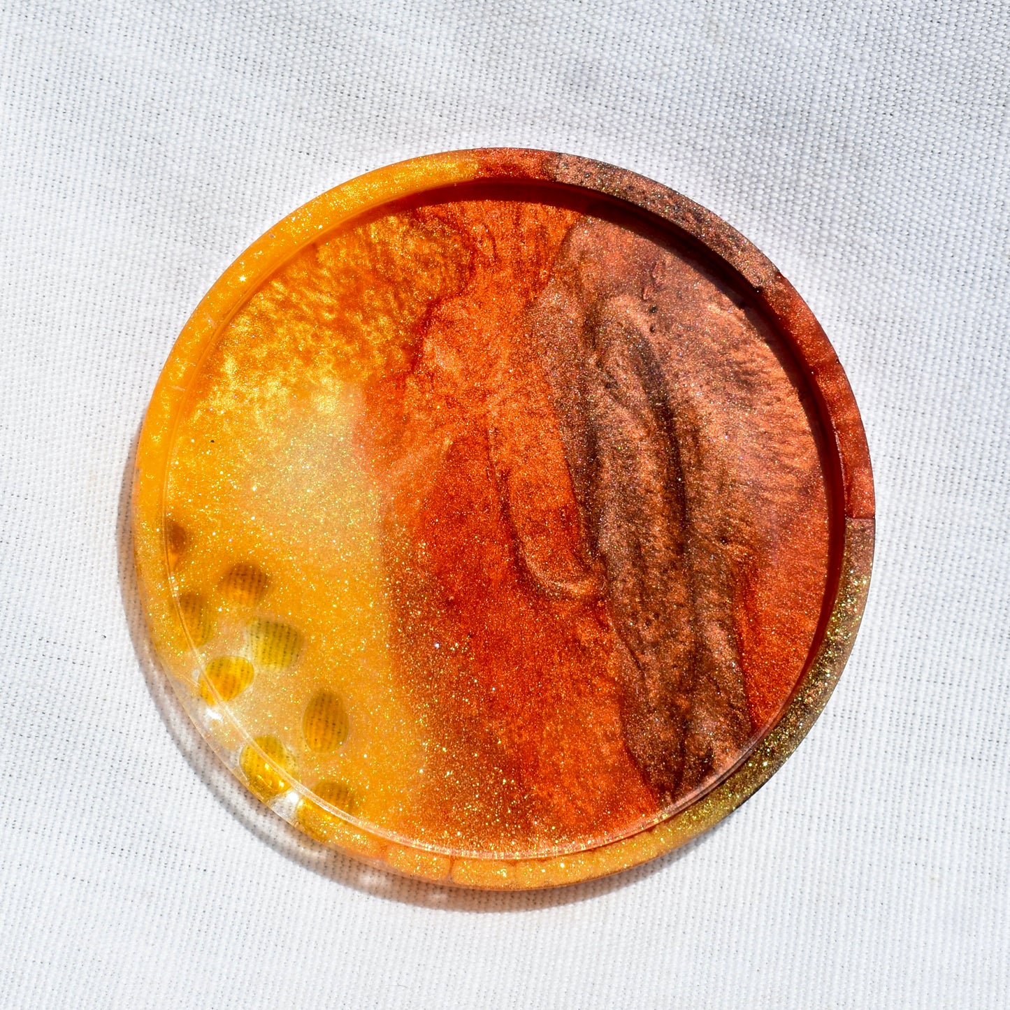 Fall Coasters with Fancy Holder ๐ Autumn Coasters with Wavy Holder