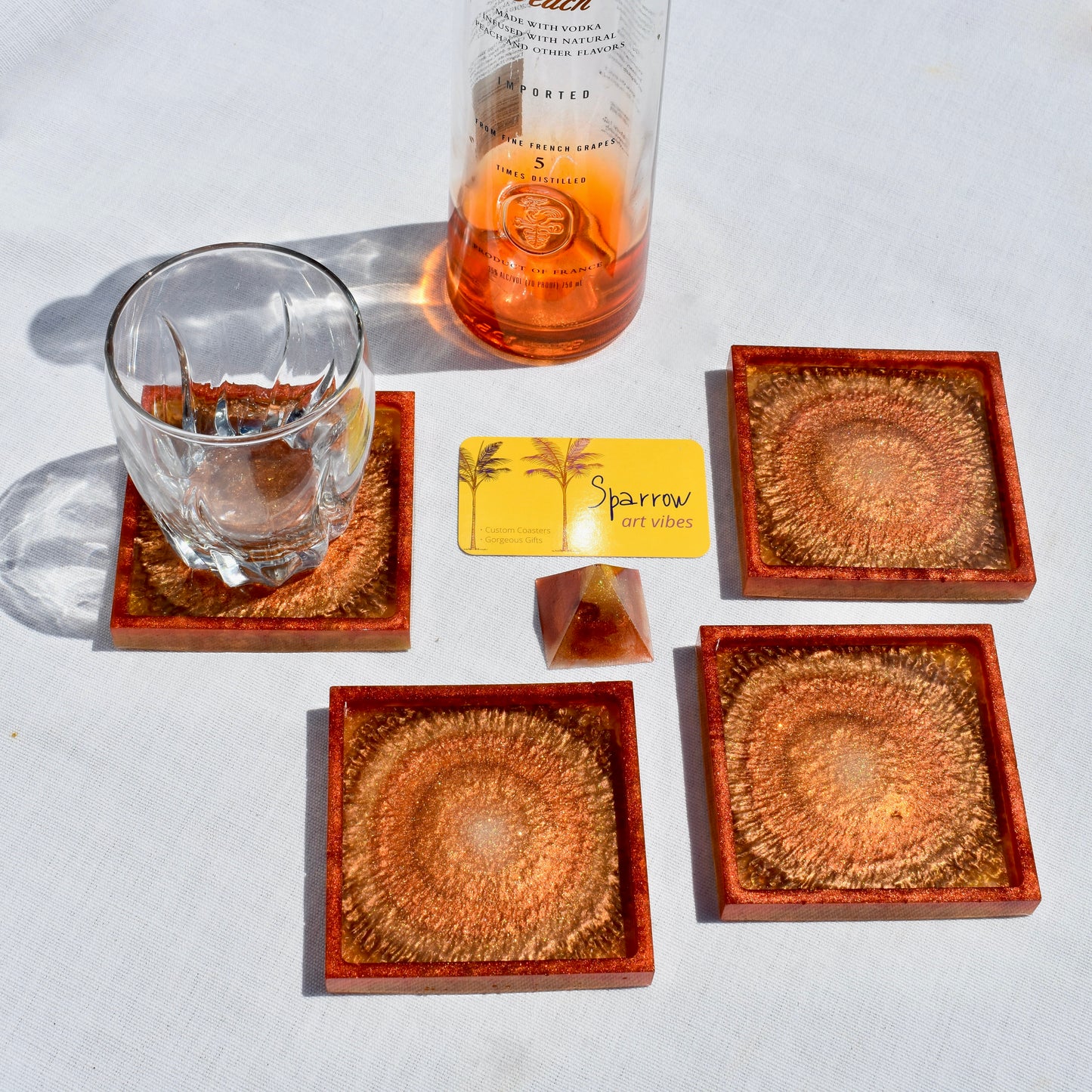 Fall Themed Coaster Set β’ Autumn Vibes Square Coasters π Thanksgiving Coaster Set