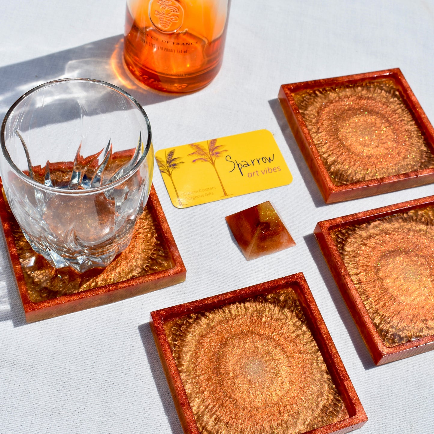Fall Themed Coaster Set β’ Autumn Vibes Square Coasters π Thanksgiving Coaster Set