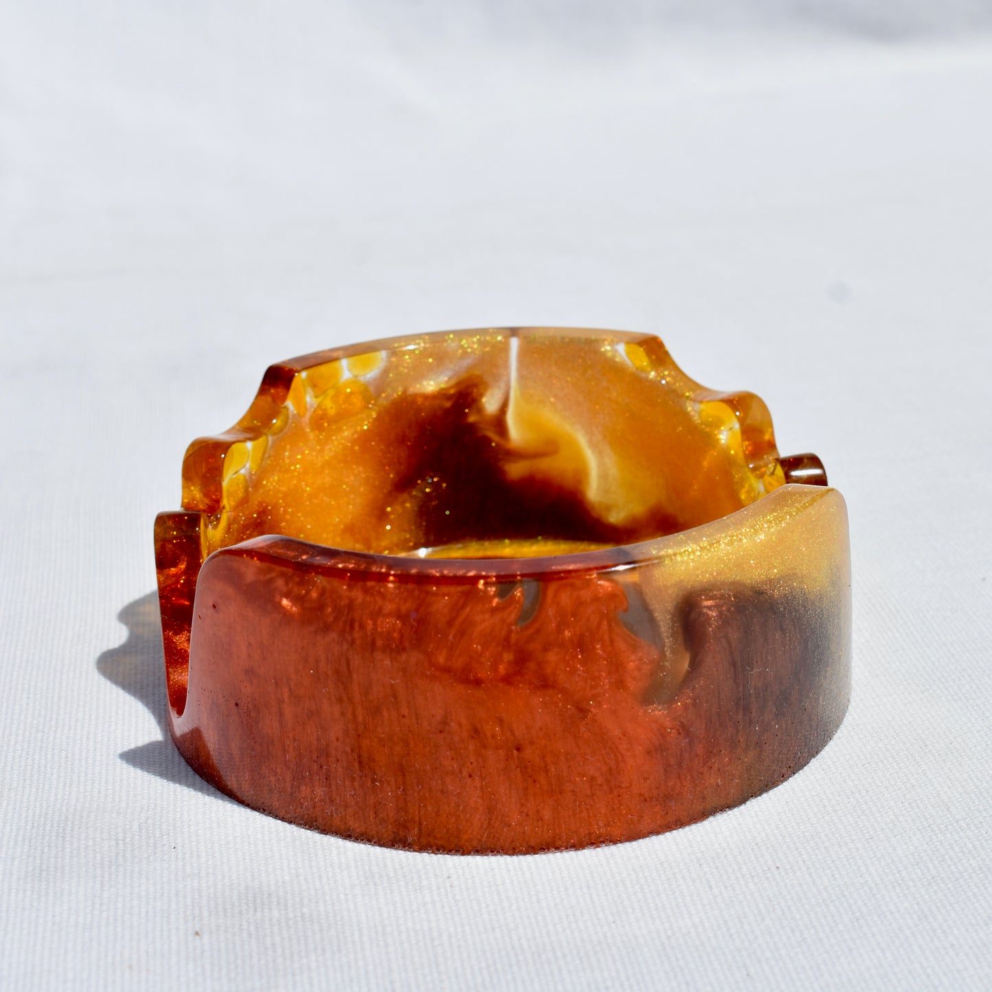 Fall Coasters with Fancy Holder ๐ Autumn Coasters with Wavy Holder