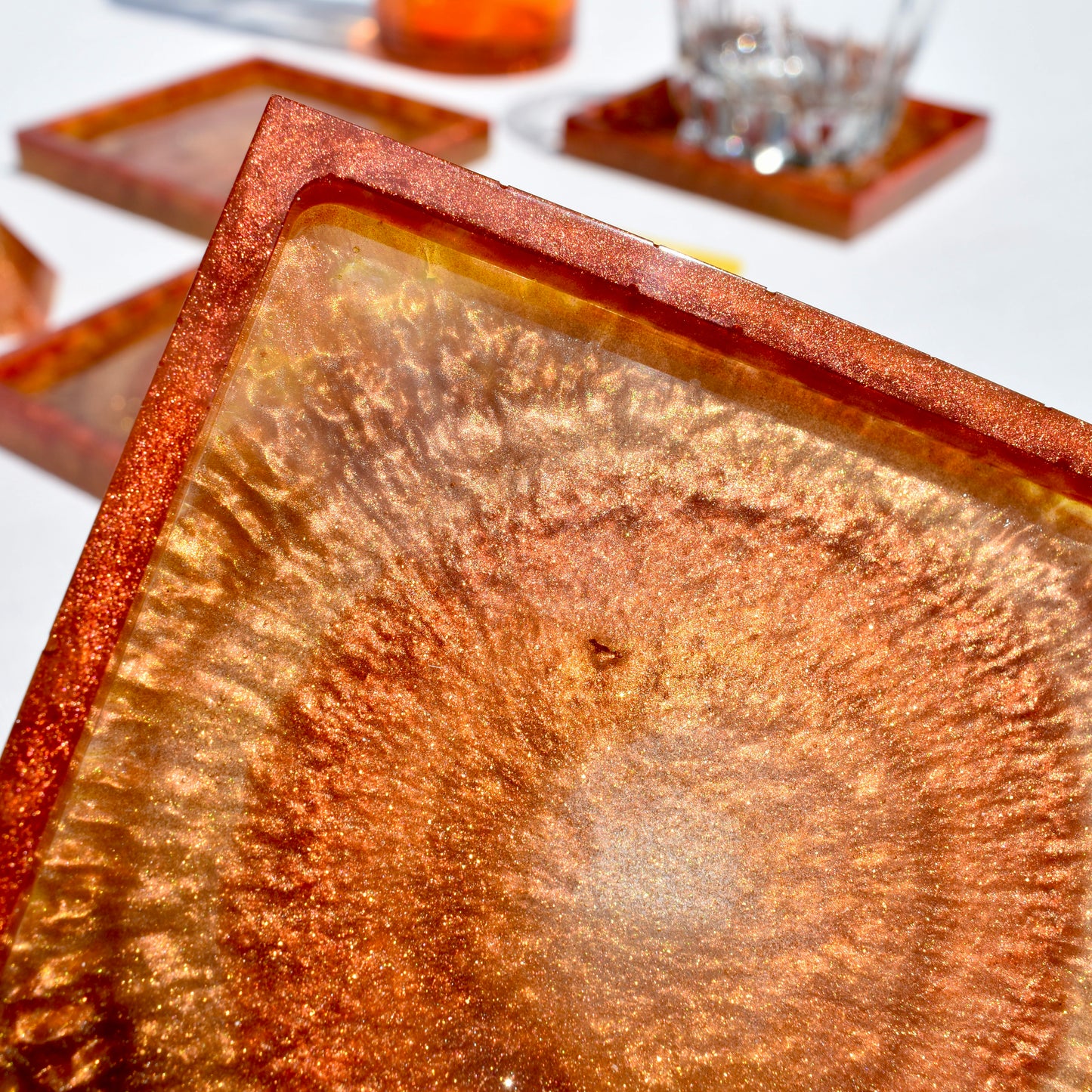 Fall Themed Coaster Set β’ Autumn Vibes Square Coasters π Thanksgiving Coaster Set