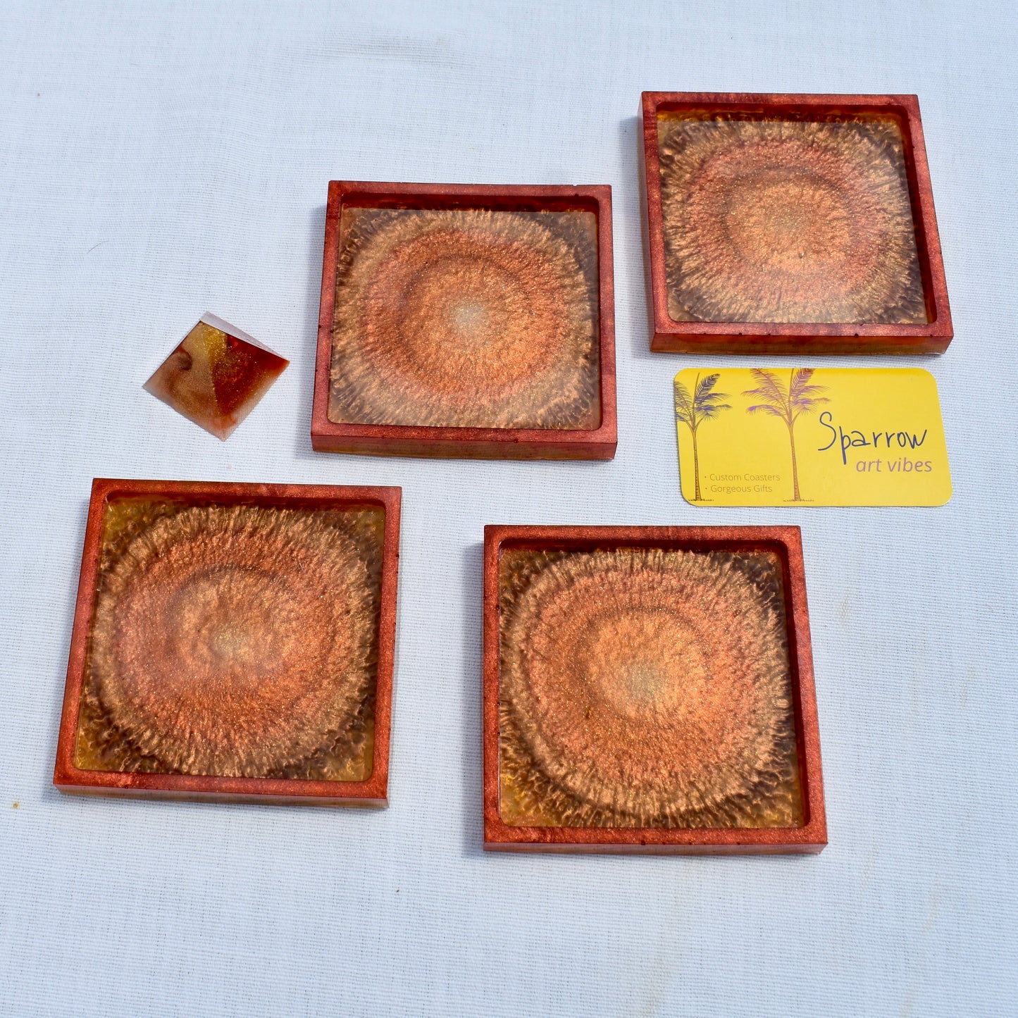 Fall Themed Coaster Set β’ Autumn Vibes Square Coasters π Thanksgiving Coaster Set