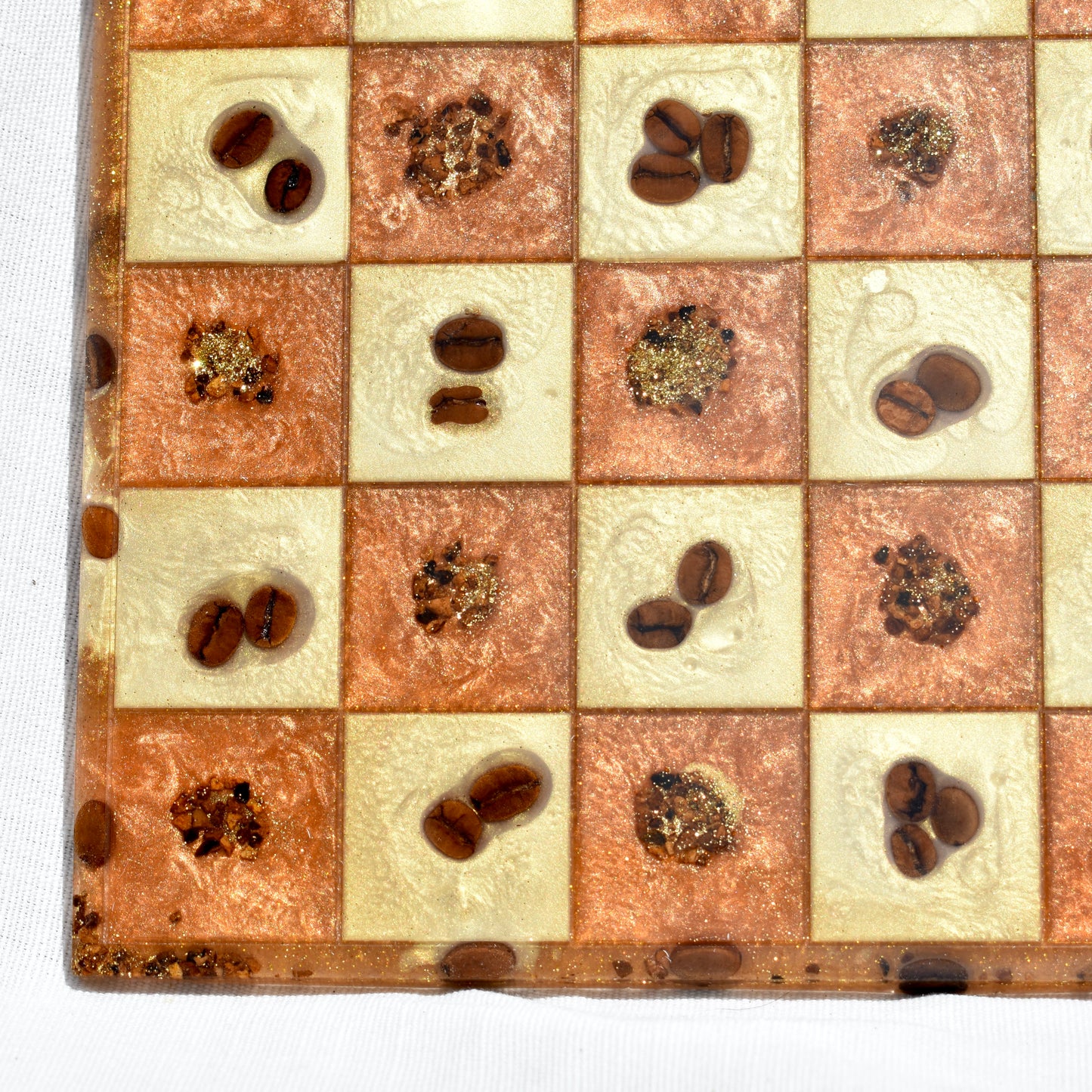 Coffee Bean Chess/Checkers Set ☕️ Coffee Lover Chess/Checkers Set