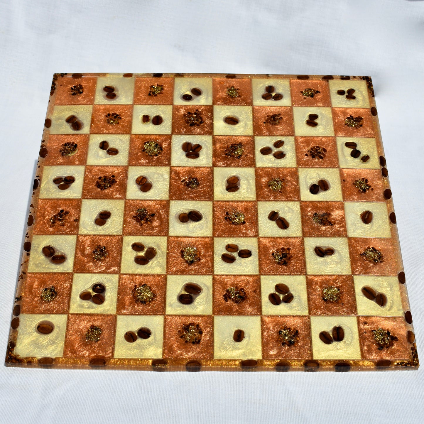 Coffee Bean Chess/Checkers Set ☕️ Coffee Lover Chess/Checkers Set