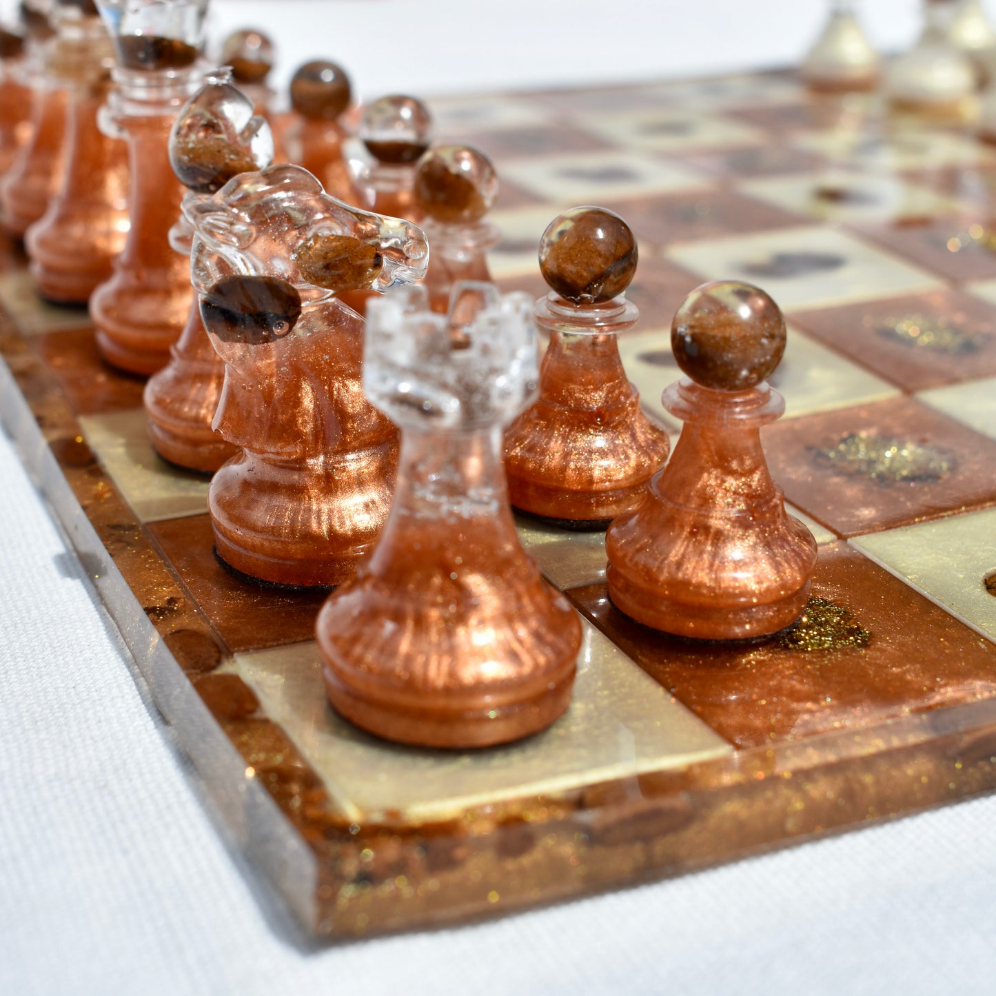 Coffee Bean Chess/Checkers Set ☕️ Coffee Lover Chess/Checkers Set