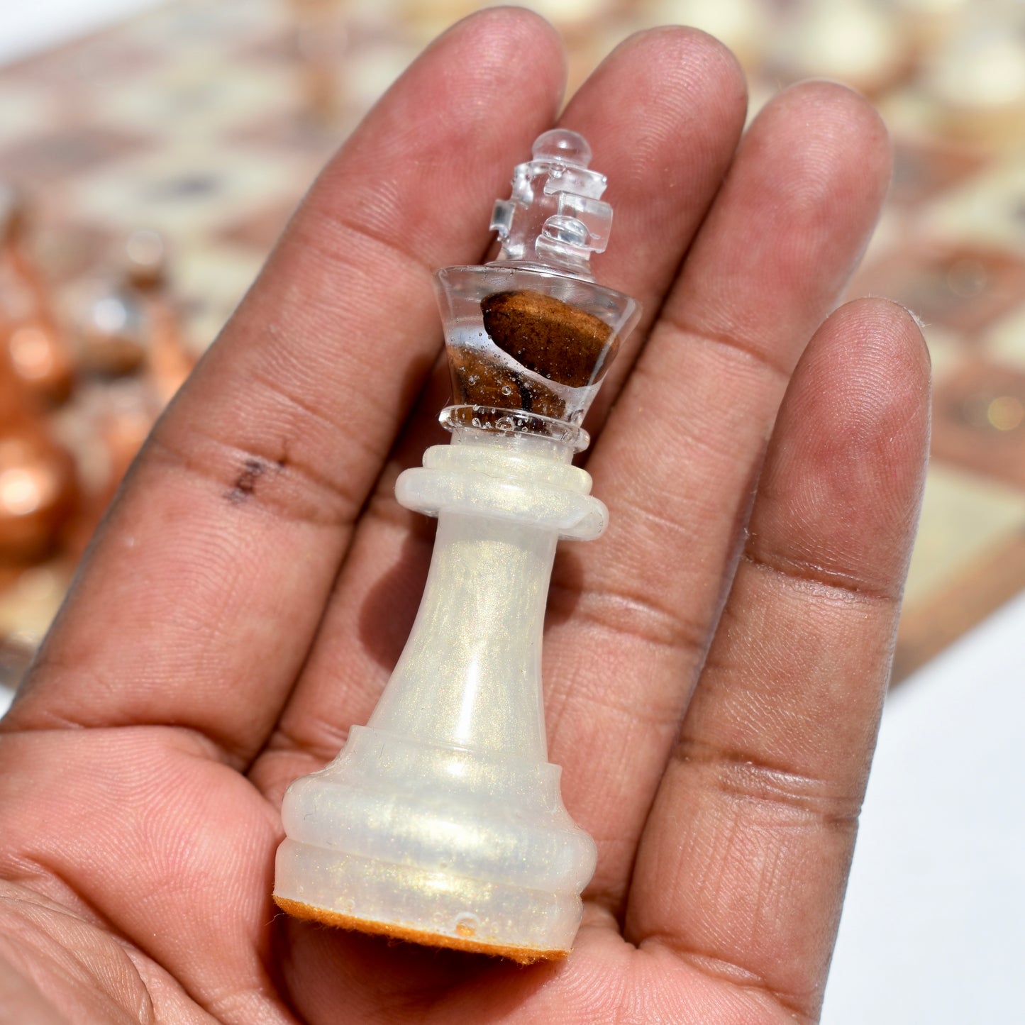 Coffee Bean Chess/Checkers Set ☕️ Coffee Lover Chess/Checkers Set