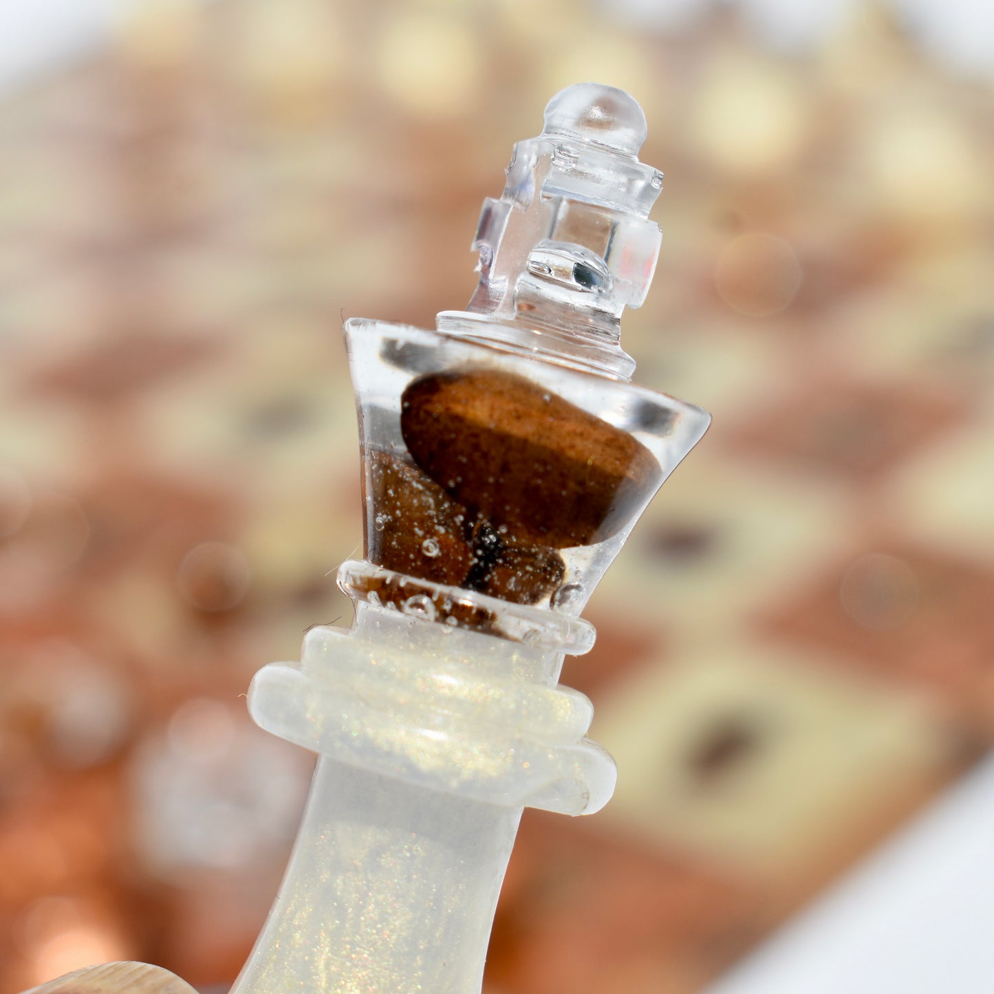 Coffee Bean Chess/Checkers Set ☕️ Coffee Lover Chess/Checkers Set