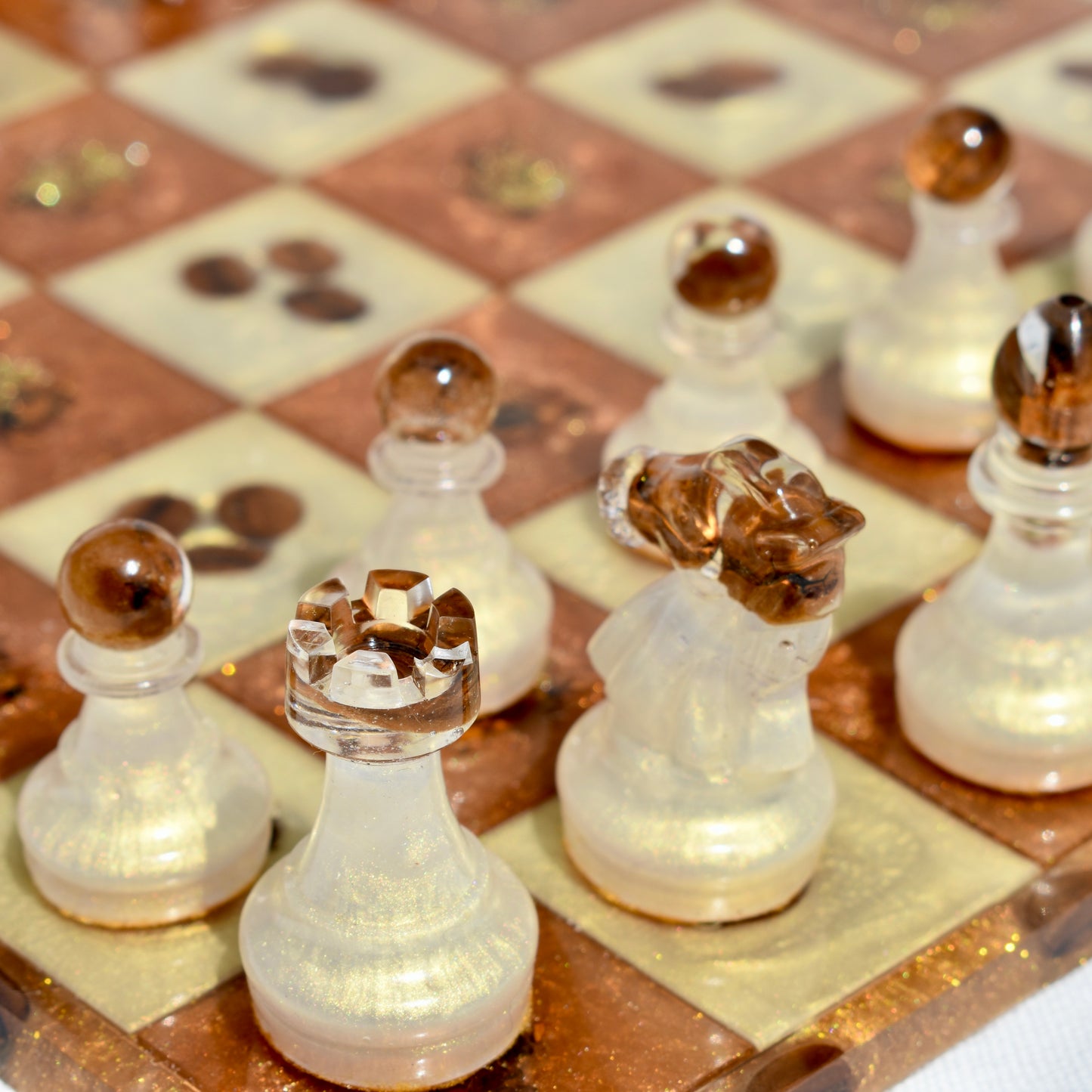 Coffee Bean Chess/Checkers Set ☕️ Coffee Lover Chess/Checkers Set
