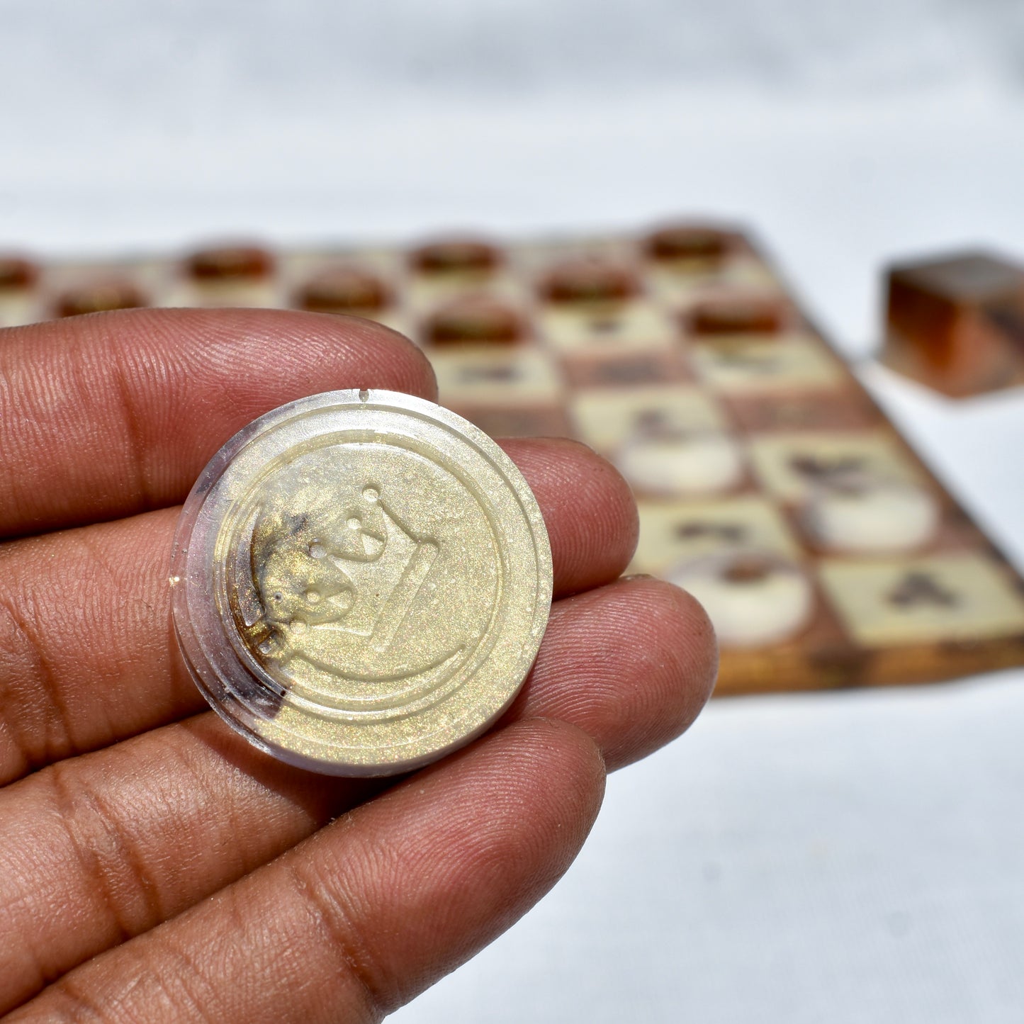Coffee Bean Chess/Checkers Set ☕️ Coffee Lover Chess/Checkers Set