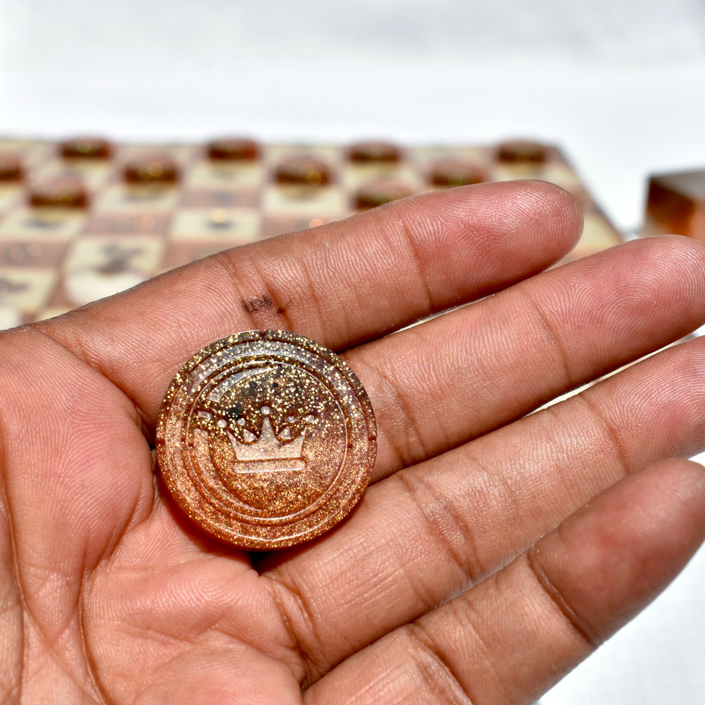 Coffee Bean Chess/Checkers Set ☕️ Coffee Lover Chess/Checkers Set
