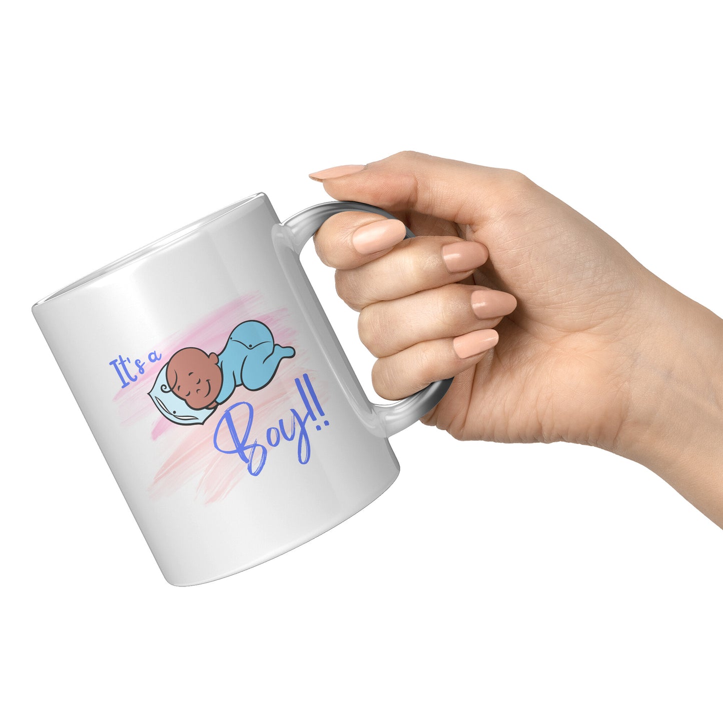 “Magic” Gender Reveal Mug • “It’s a Brown Baby Boy” Coffee Mug • Gender Reveal Coffee Mug