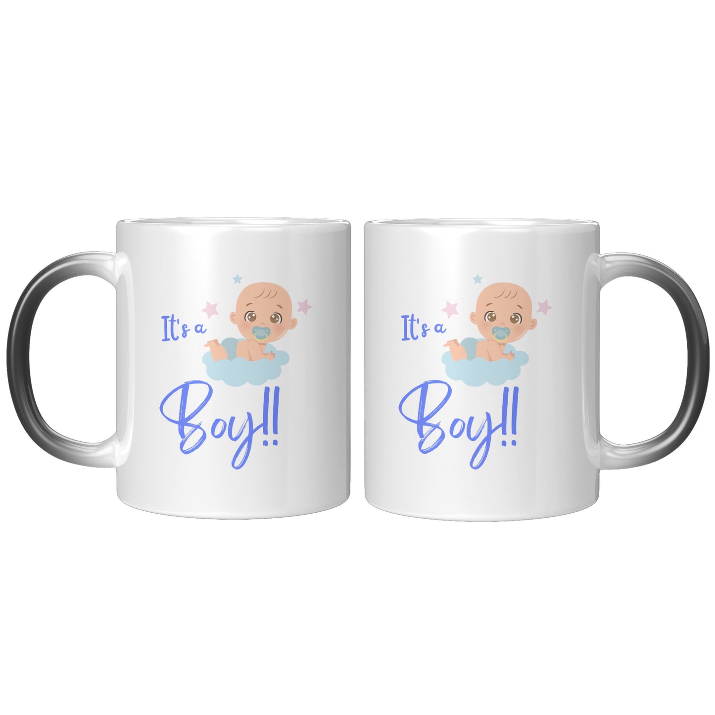 “It’s a Boy” Coffee Mug • “Magic” Gender Reveal Mug 🍼 Gender Reveal Coffee Mug