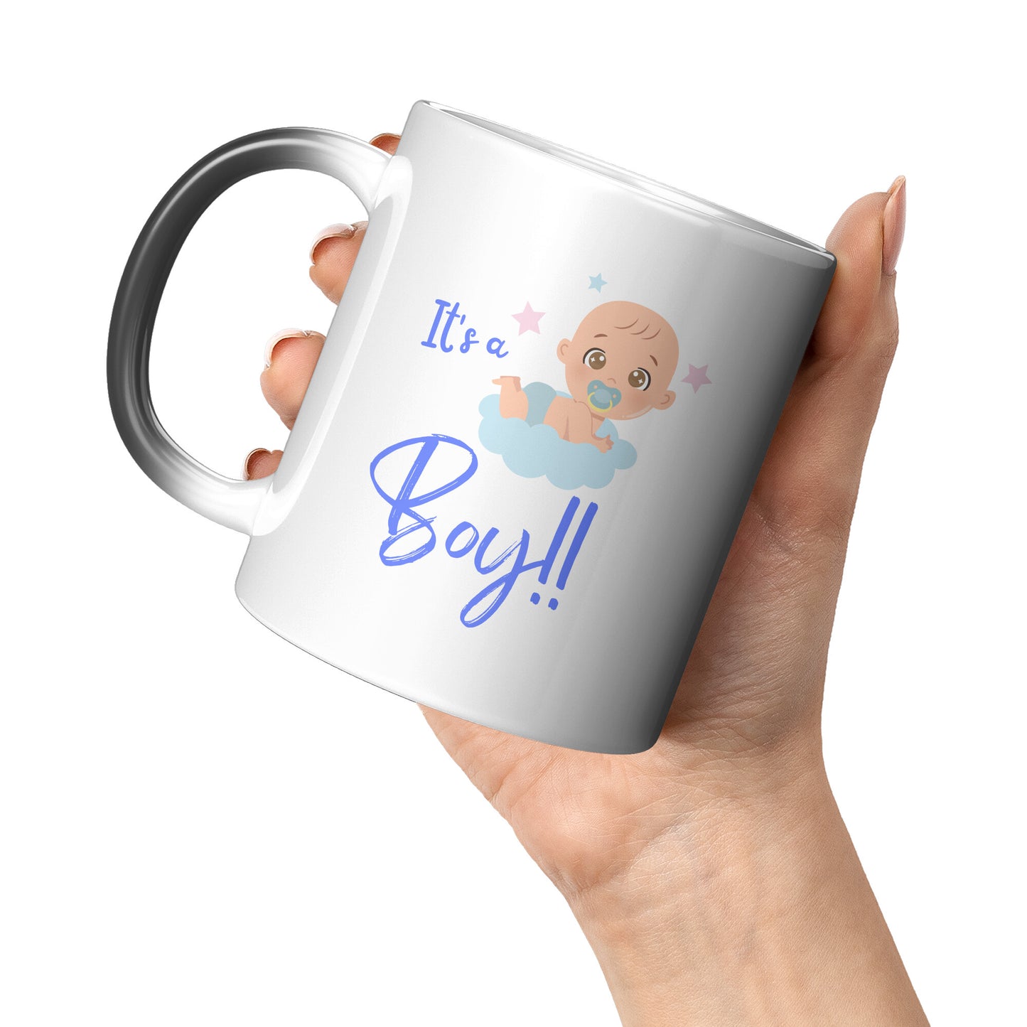 “It’s a Boy” Coffee Mug • “Magic” Gender Reveal Mug 🍼 Gender Reveal Coffee Mug