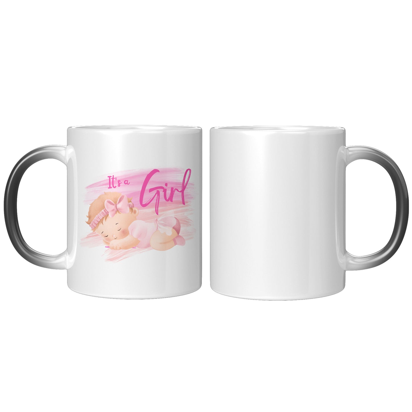 “It’s a Girl” Coffee Mug 🎀“Magic” Gender Reveal Mug 🎀 Gender Reveal Coffee Mug