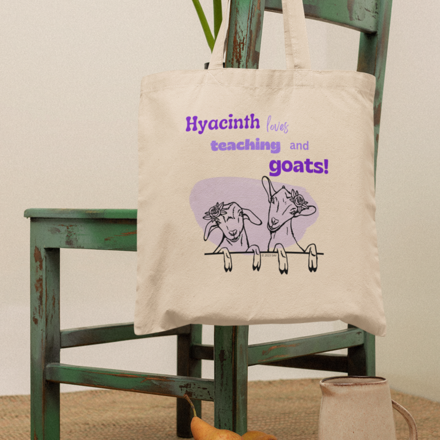 Personalized Teacher Tote Bag • Mother’s Day Tote Bag • Custom Tote Bag for Her