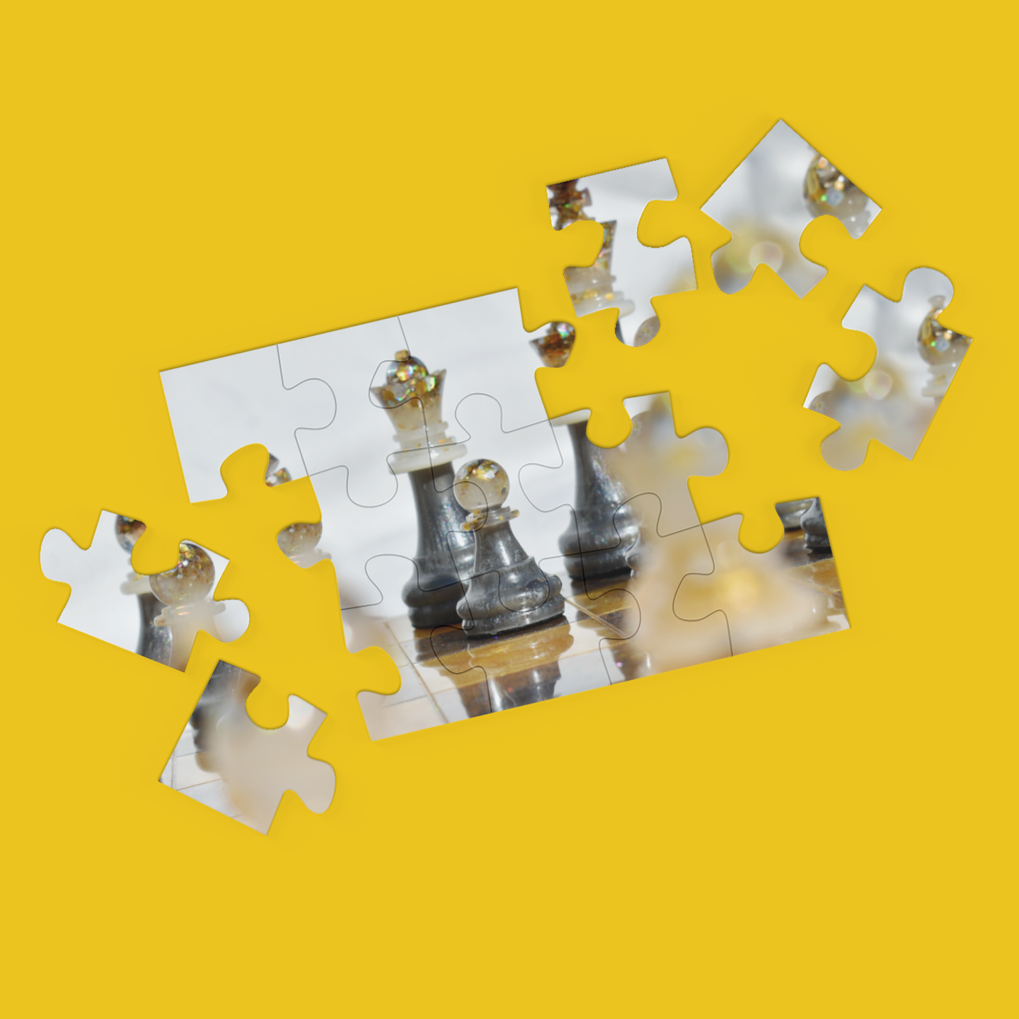 252 Piece Chess Jigsaw Puzzle • Chess Lover Puzzle • Chess Lover Gift