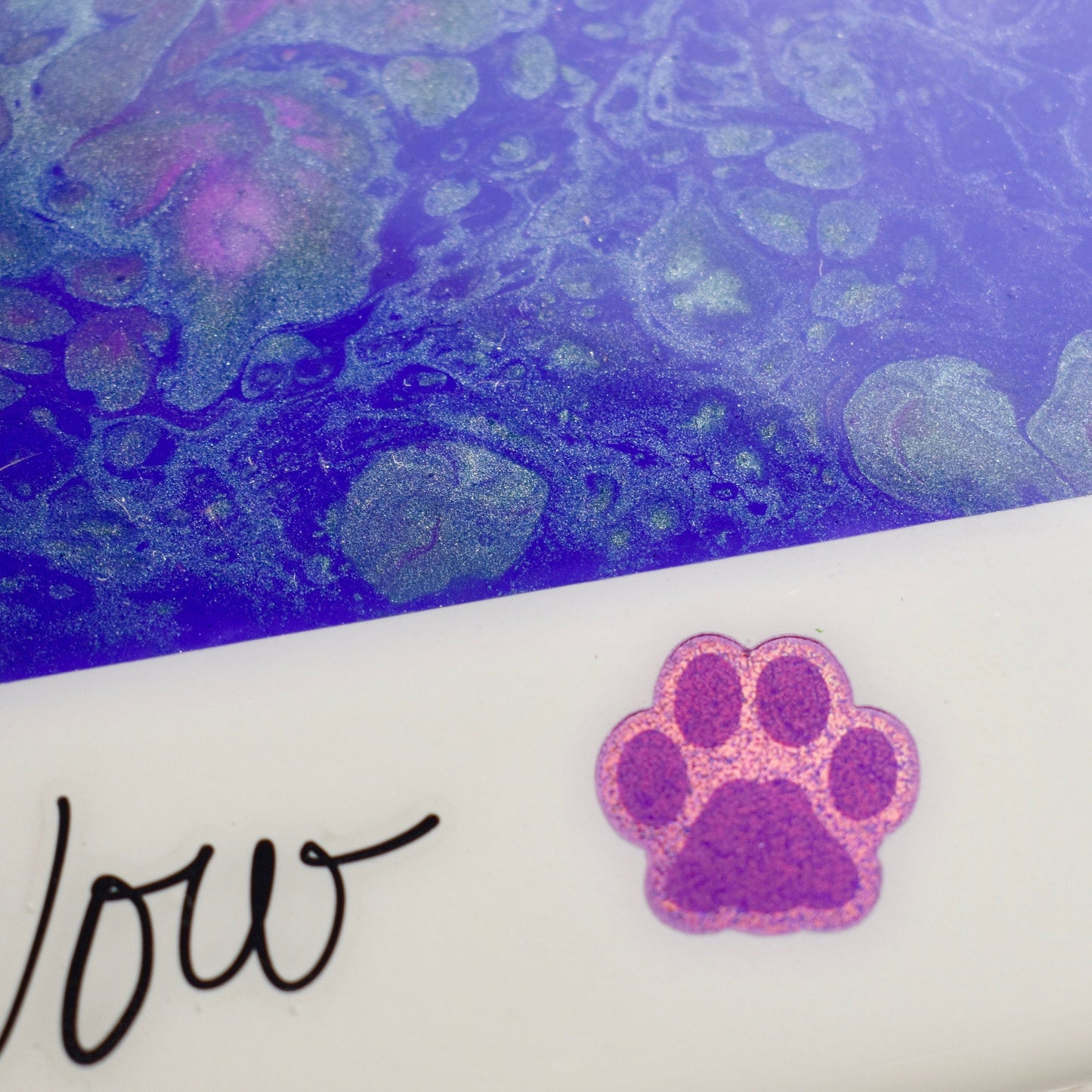 Purple Ceramic Dog Lover Coaster Set (3-piece)