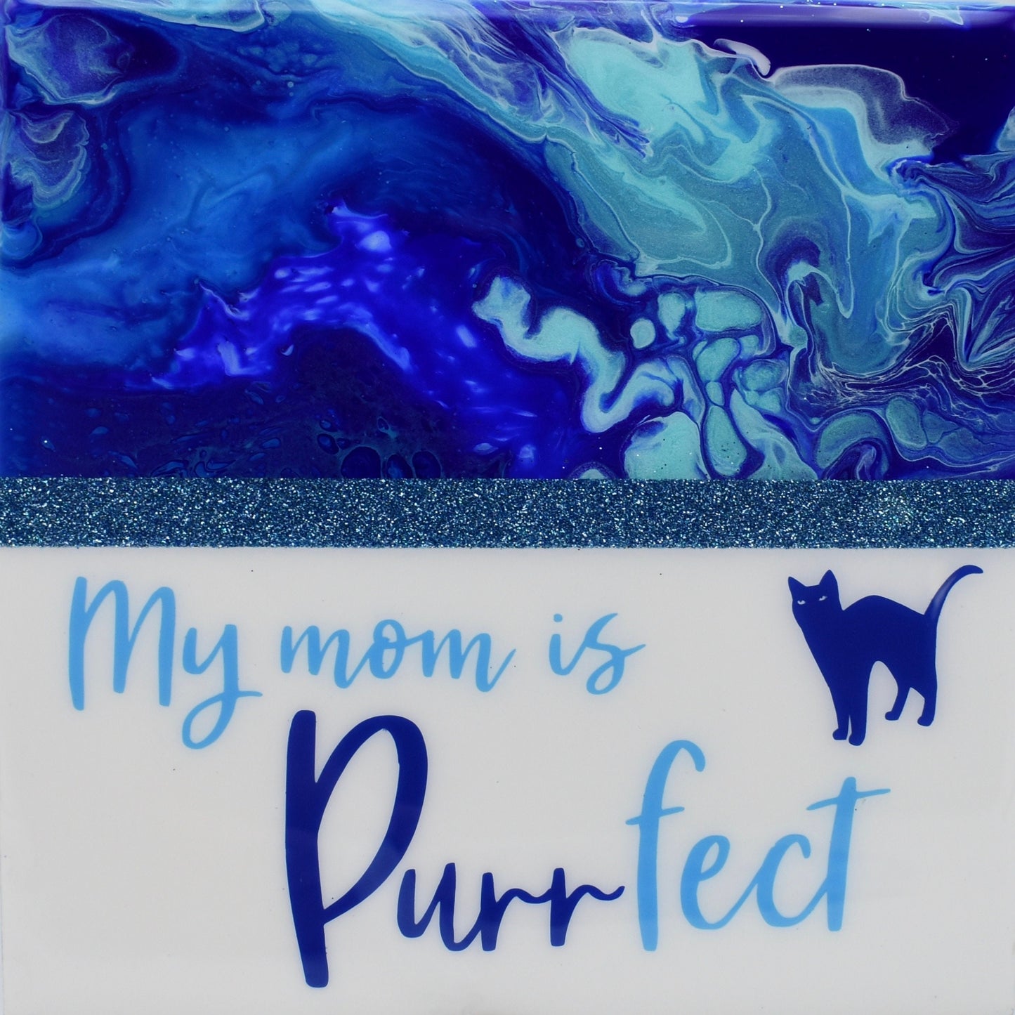 "Purrfect" Mom Cat Lover Coaster