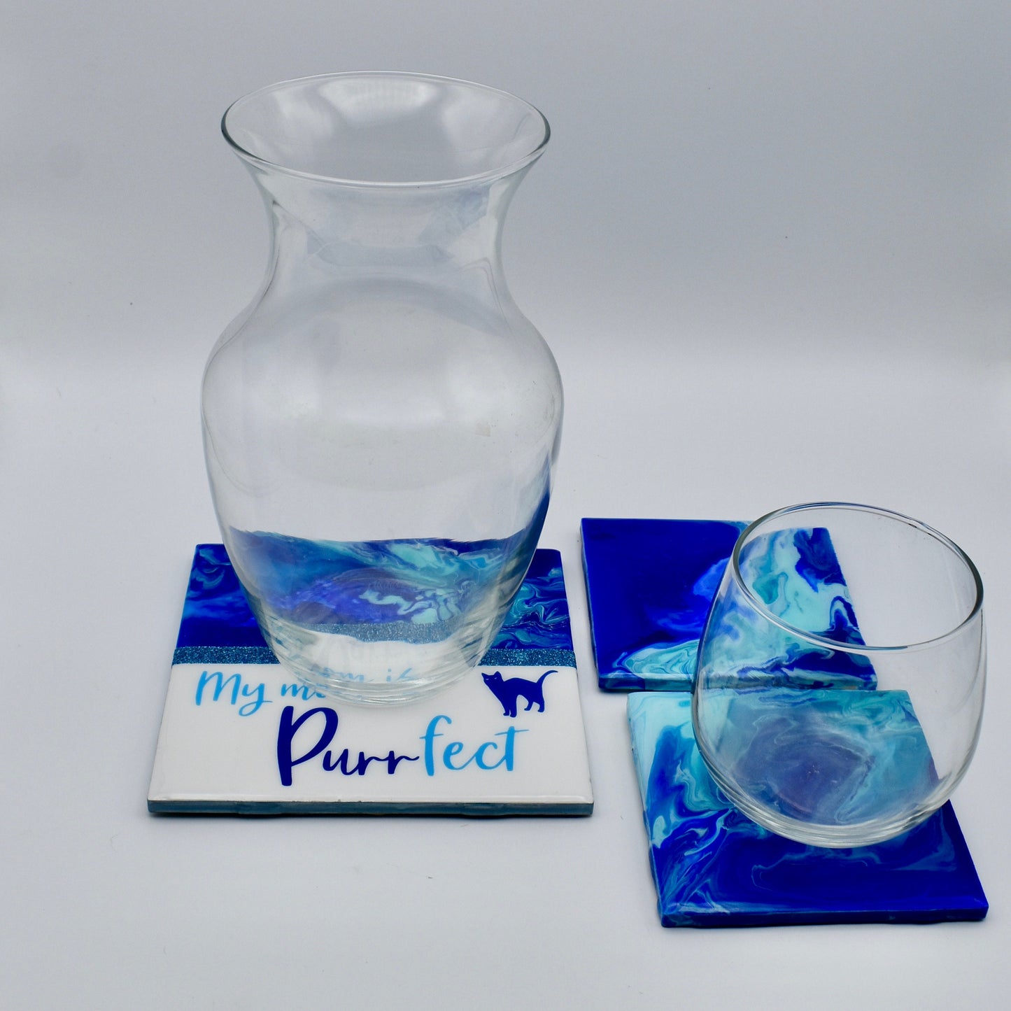 "Purrfect" Mom Cat Lover Coaster