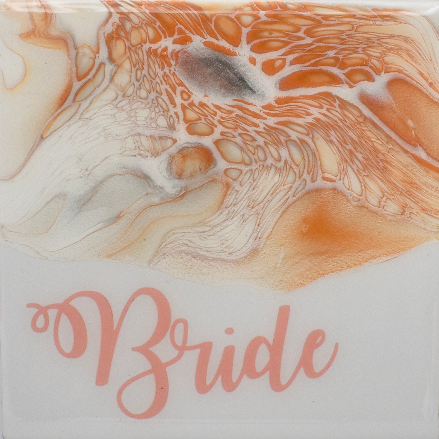 Personalized Wedding Coaster Set • Bridal Shower Gift