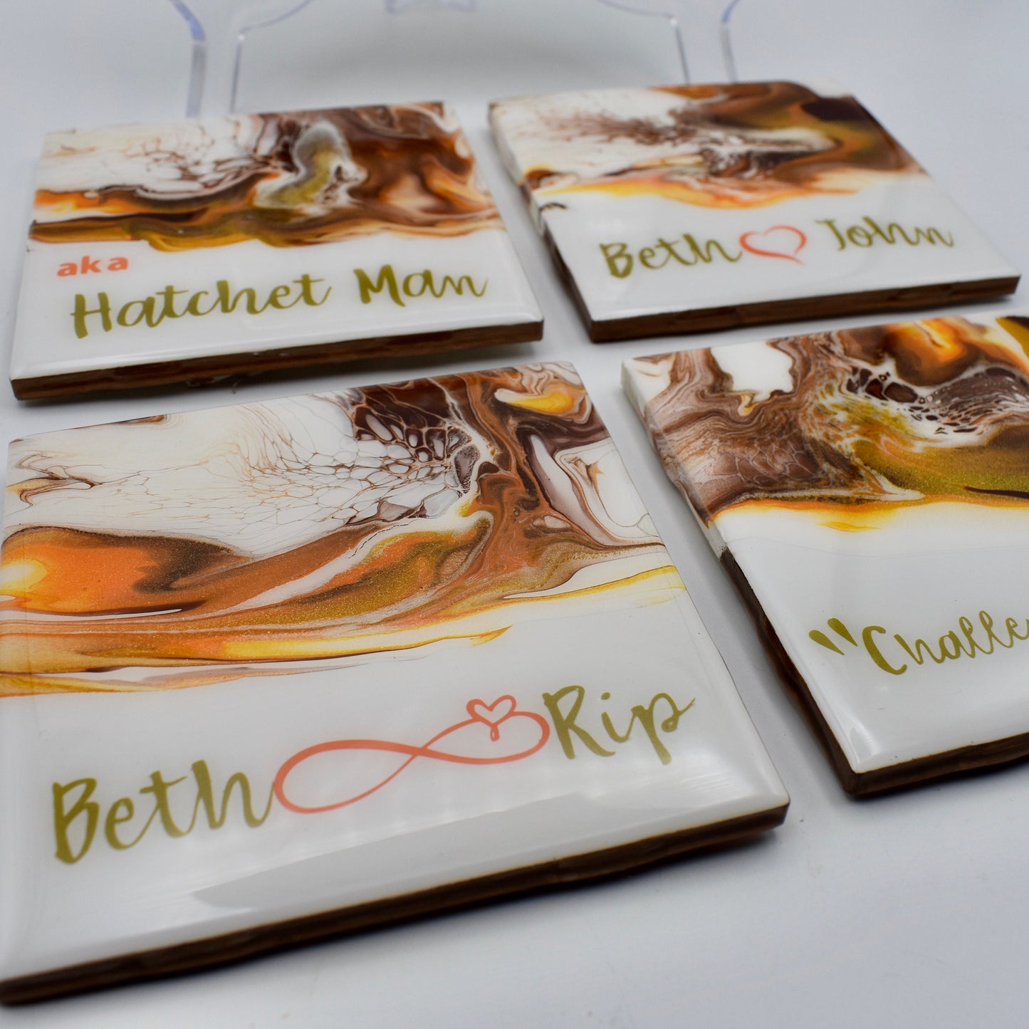 "I am the Tornado" Beth Dutton Coaster Set
