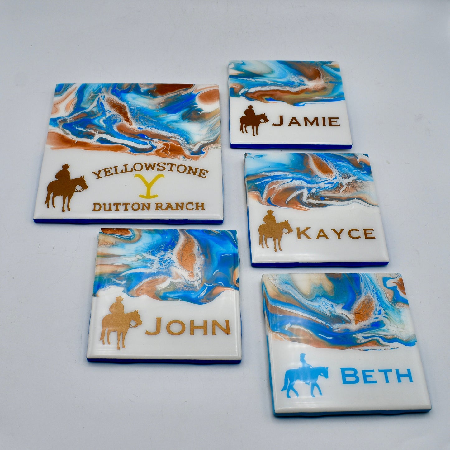 Yellowstone Family Dutton Ranch Coasters