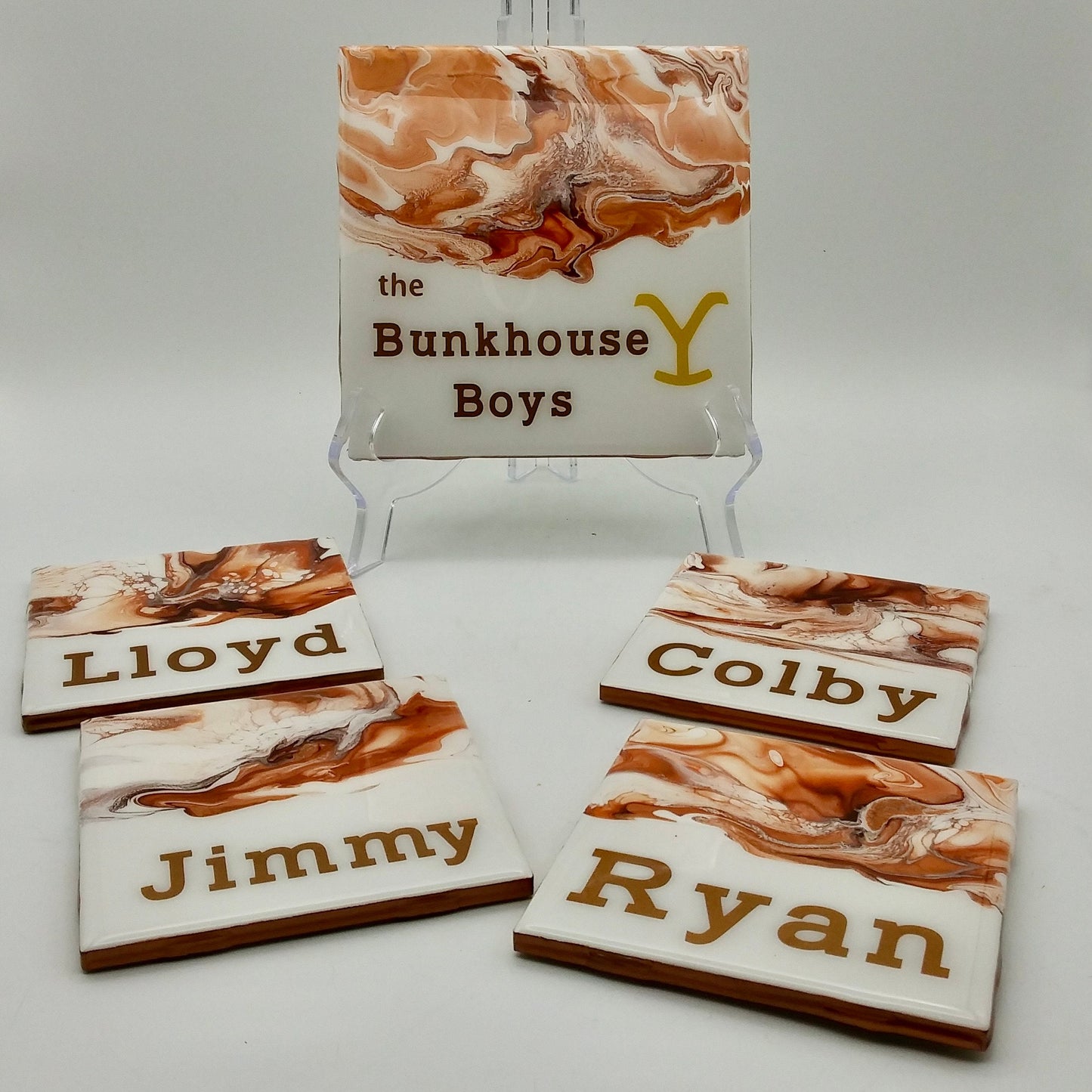Yellowstone Bunkhouse Boys Fan Coasters