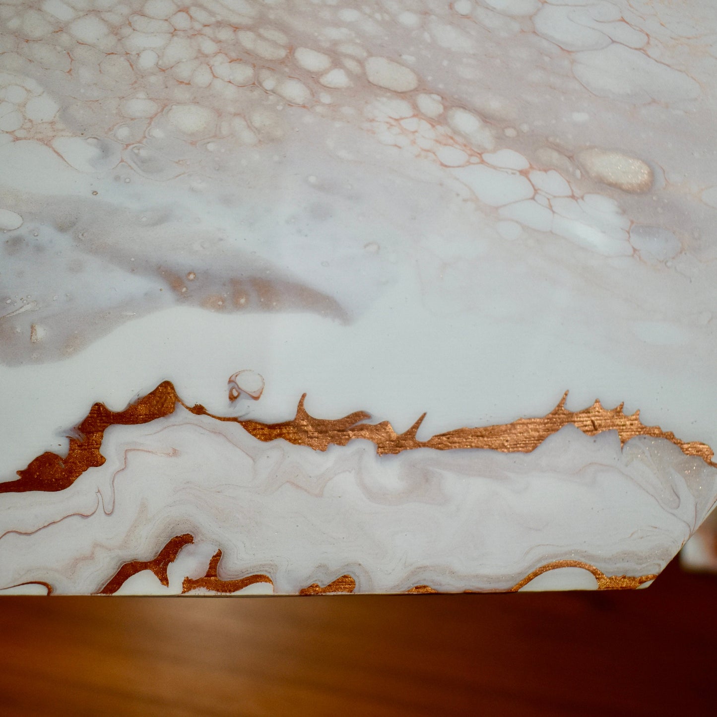 Faux Marble Rectangular Wooden Placemats (4)