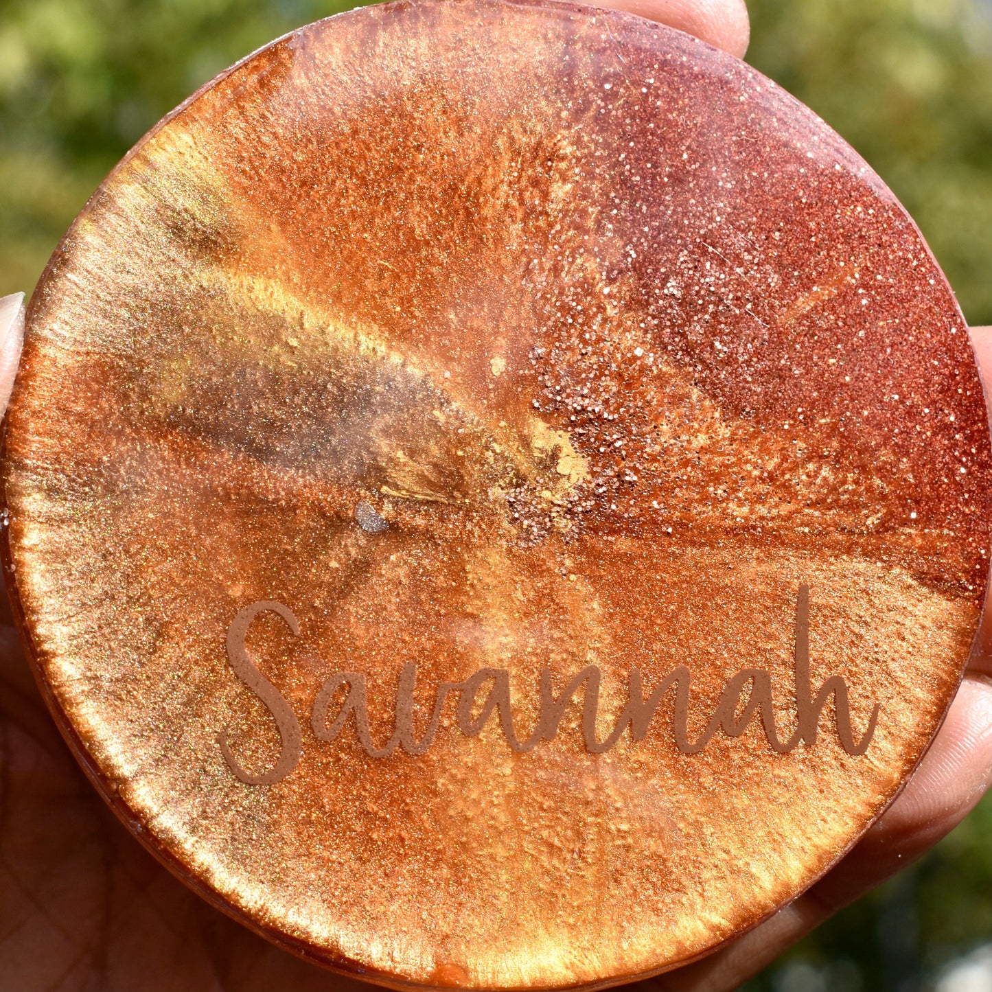 Personalized Coasters w Holder • Custom Coasters Gift