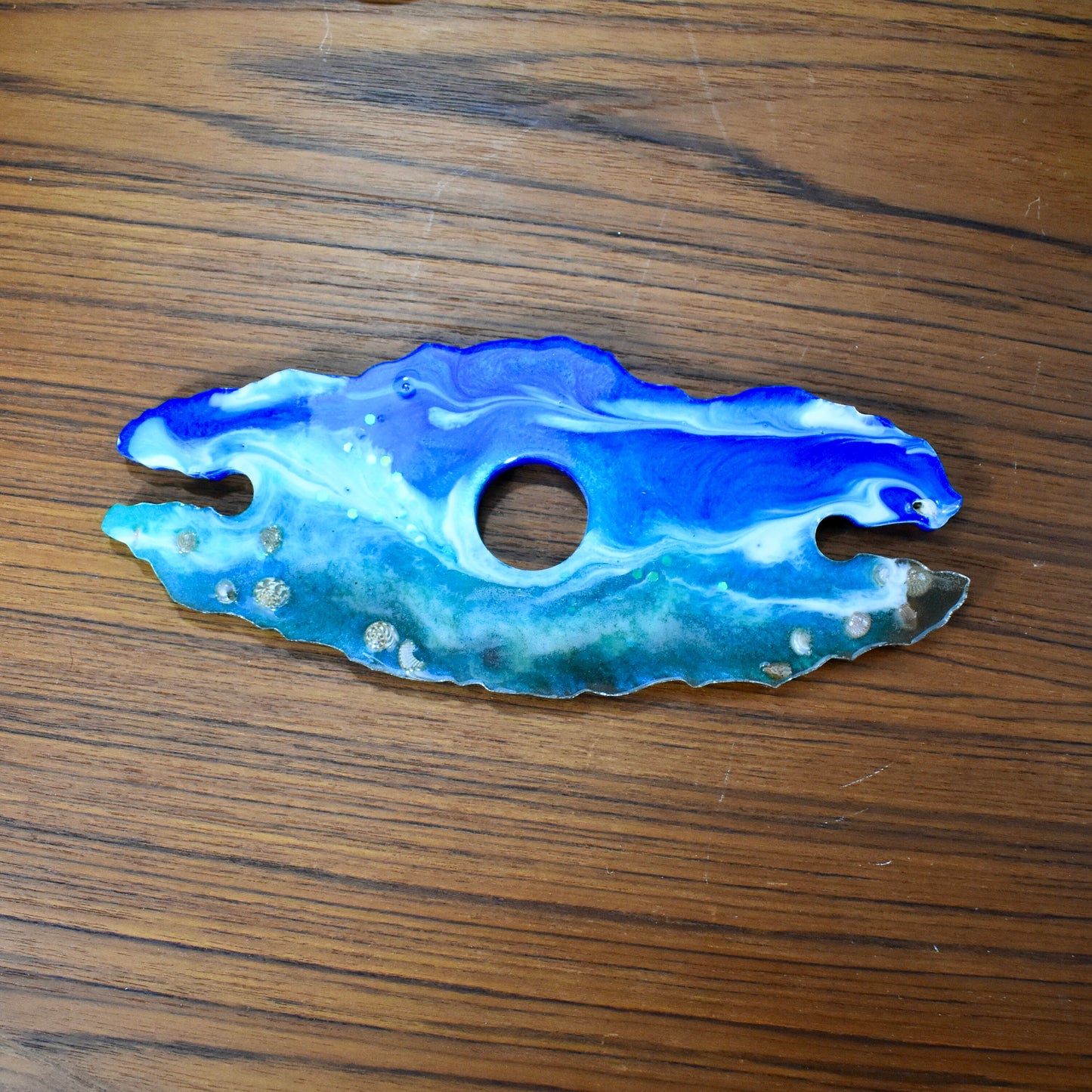 Beach Vibe Wine Butler with 2 Coasters