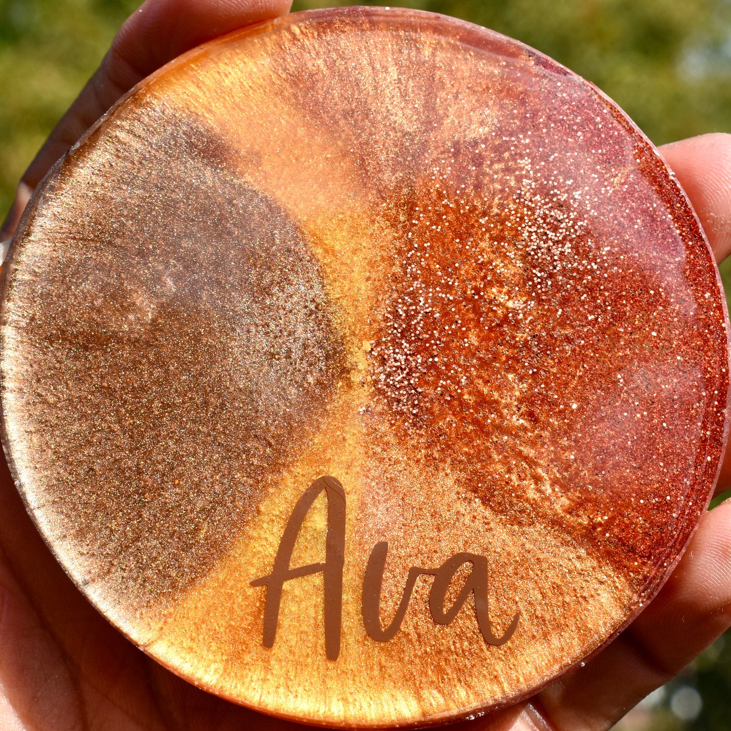 Personalized Coasters w Holder • Custom Coasters Gift