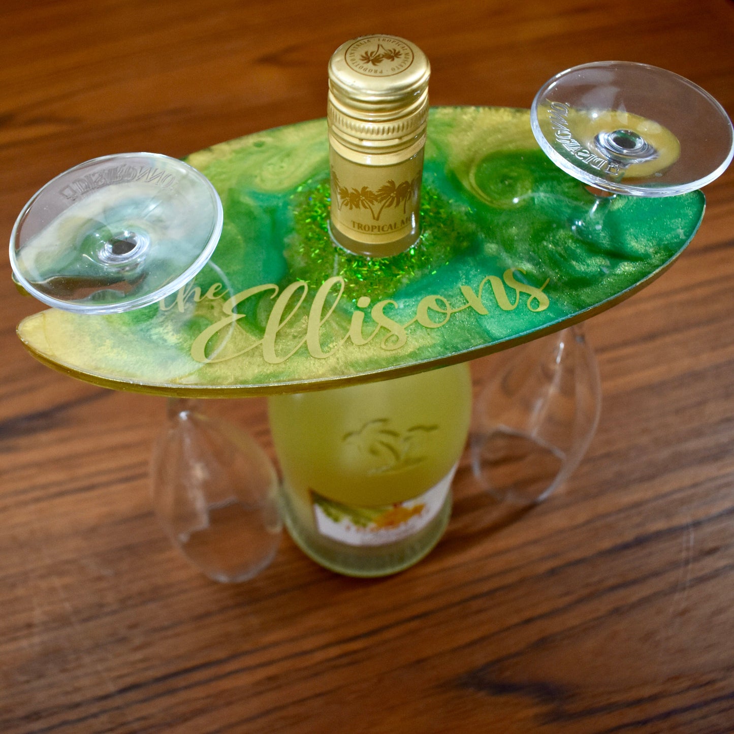 Personalized Wine Butler – Custom Bottle Caddy