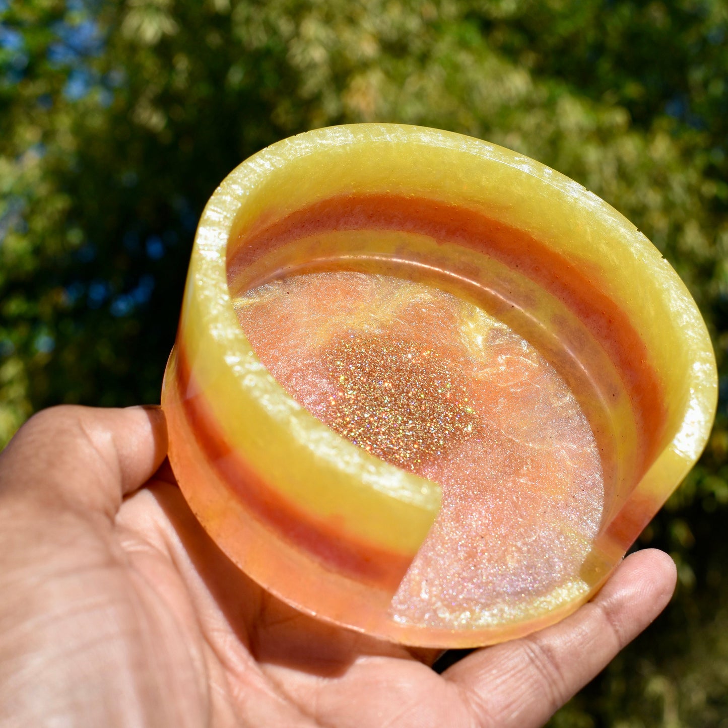 Citrus Coasters with Holder – Summer Citrus Resin Coasters – 4 Citrus Slice Coasters – Citrus Slice Coaster Set - Barware – Fruit Décor