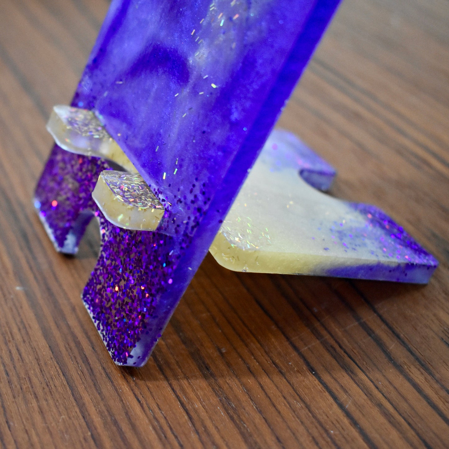 Purple Gold Cell Phone Stand-Phone Dock