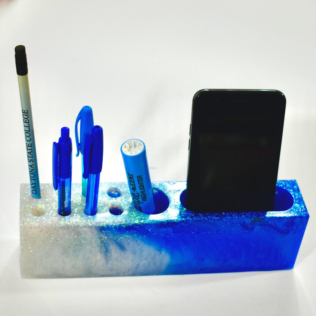 Pen Pencil Holder & Desk Organizer - Sorority/Fraternity Office Gift