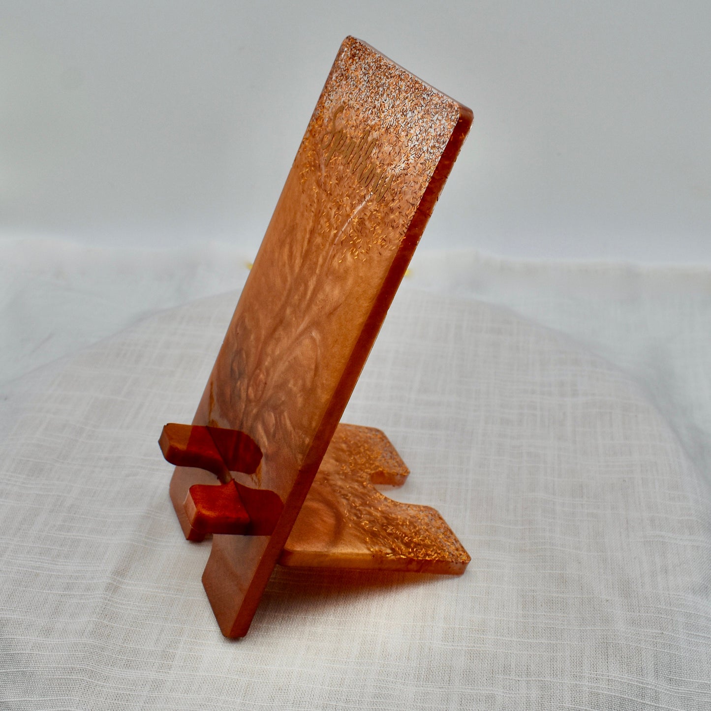 Custom Cell Phone Stand/Holder – Copper Phone Stand