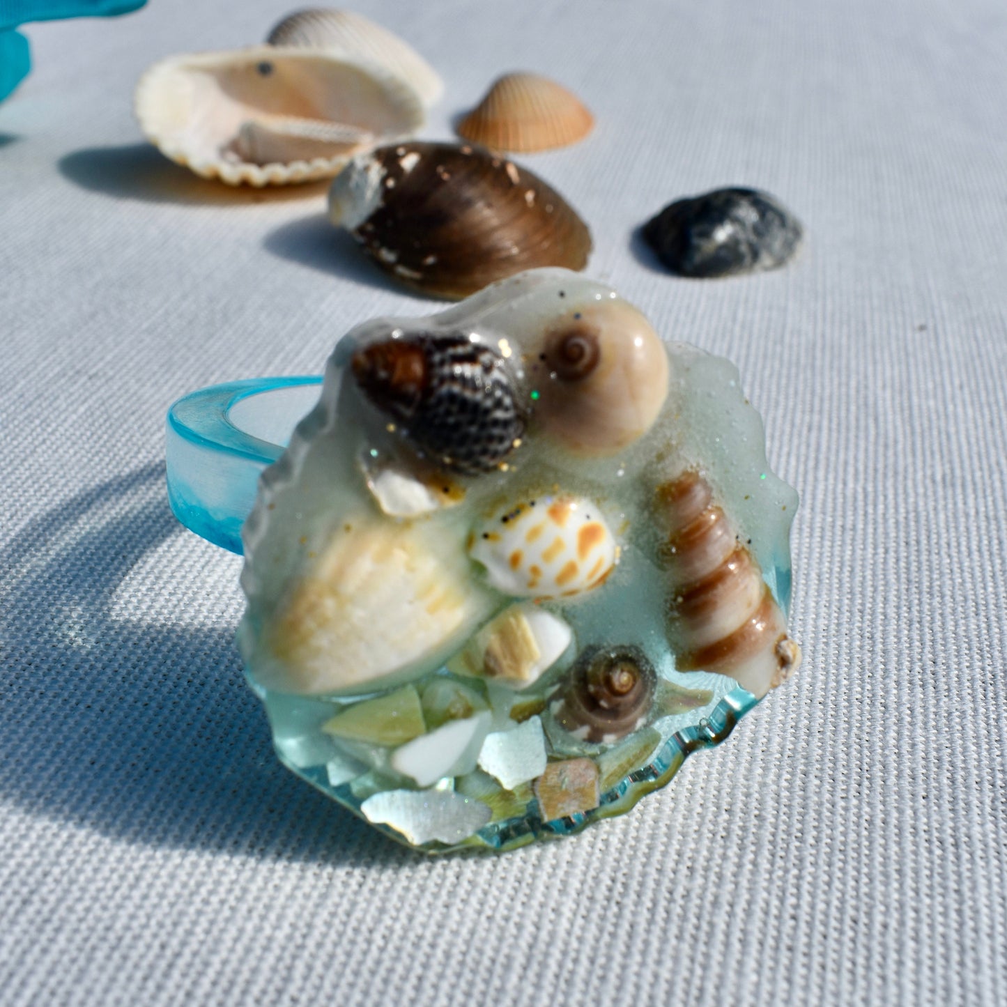 Beach/Seashell Themed Napkin Rings