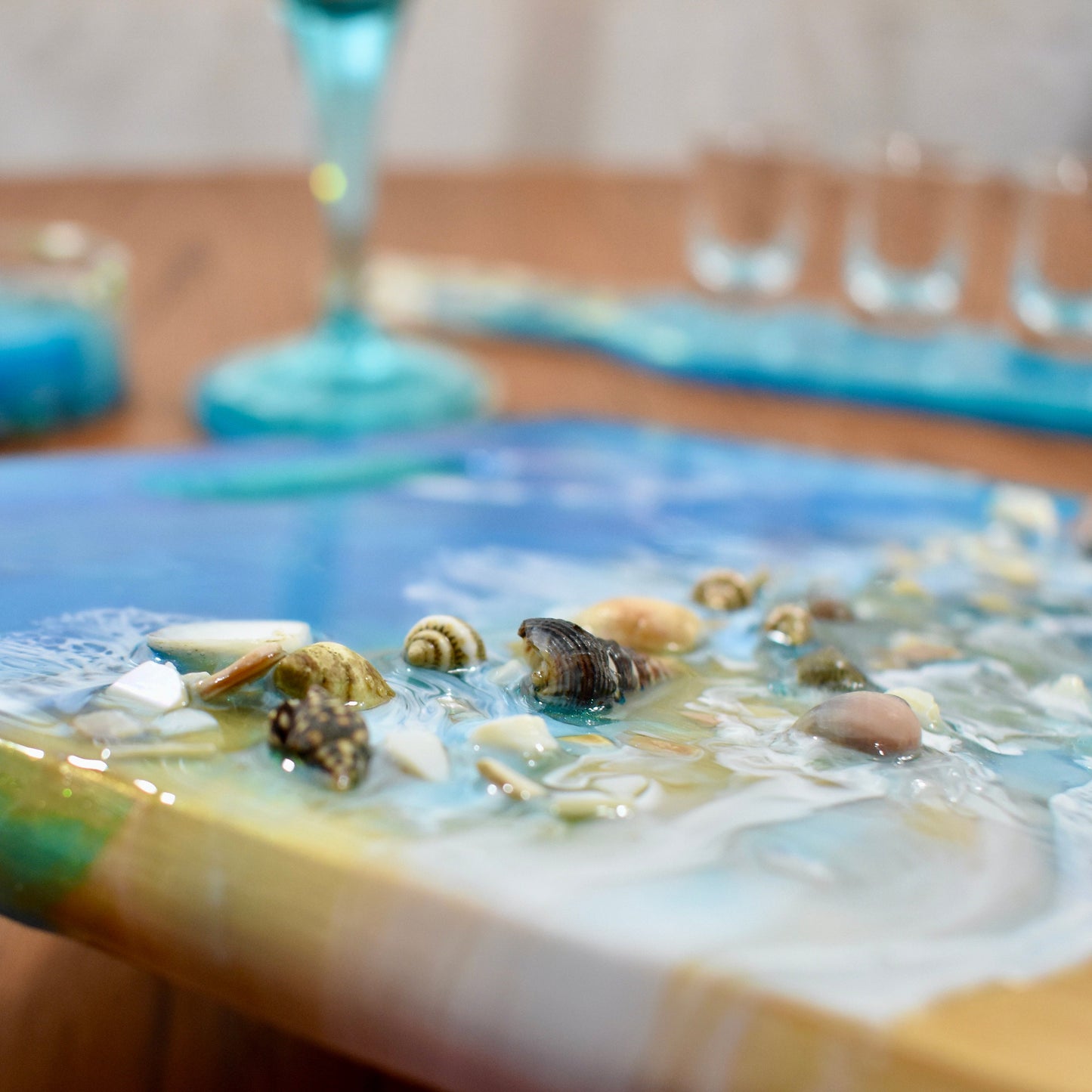 Personalized Beach Themed Charcuterie Board