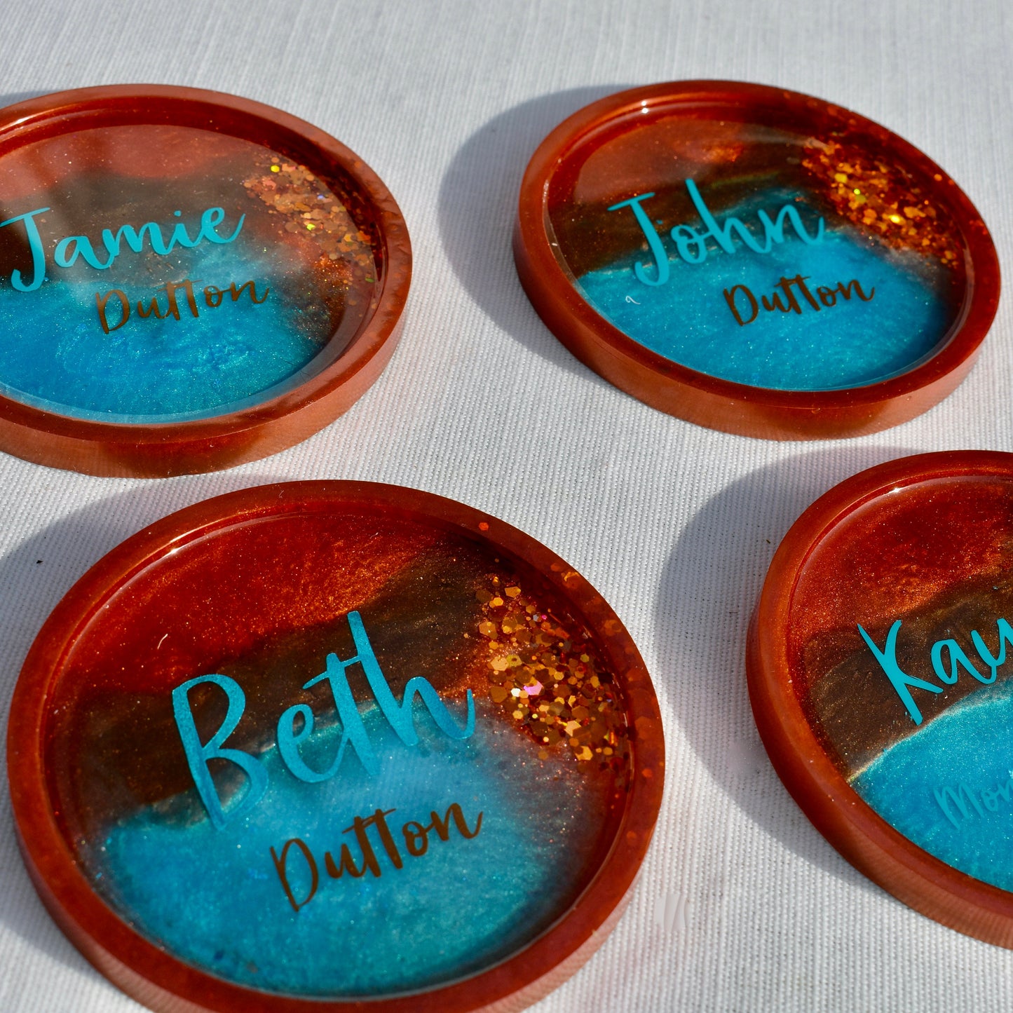 Yellowstone TV Characters Coaster Set