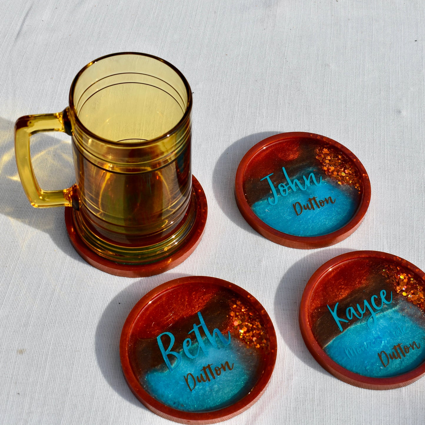 Yellowstone TV Characters Coaster Set