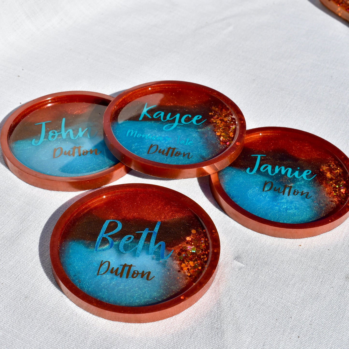Yellowstone TV Characters Coaster Set