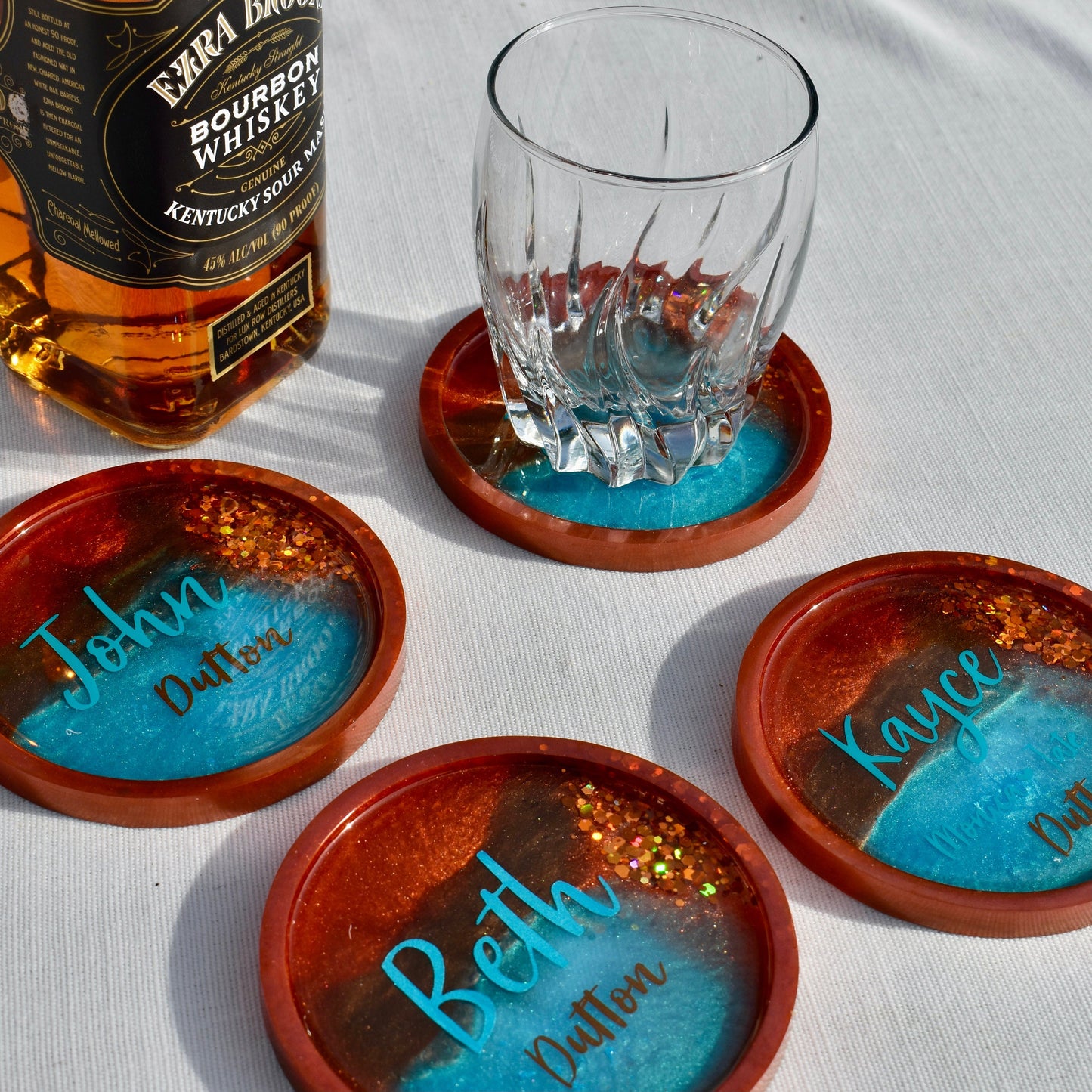 Yellowstone TV Characters Coaster Set