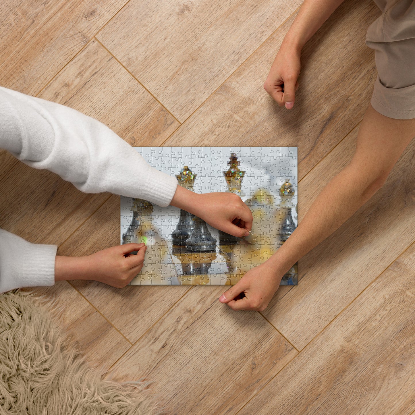 252 Piece Chess Jigsaw Puzzle • Chess Lover Puzzle • Chess Lover Gift