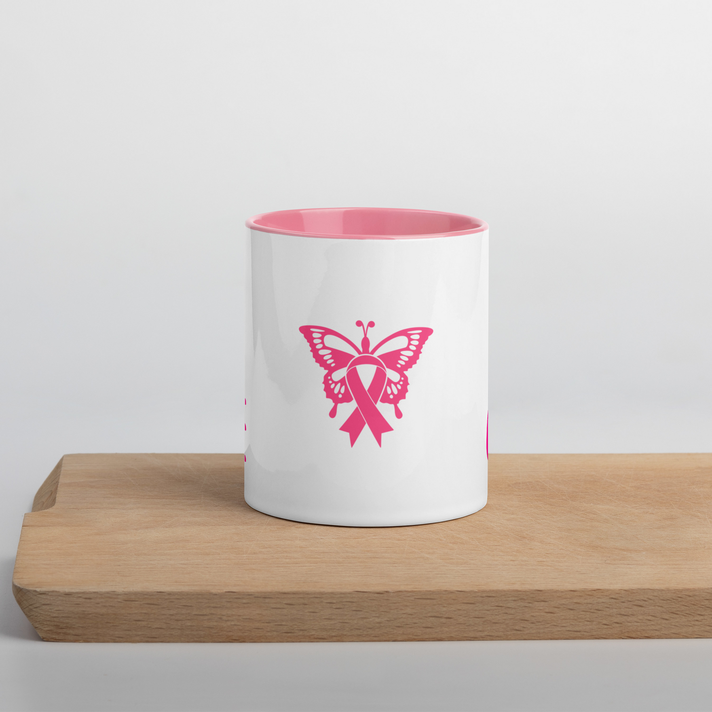 Breast Cancer “Love Hope Cure” Mug 🎀 Inspirational Breast Cancer Coffee